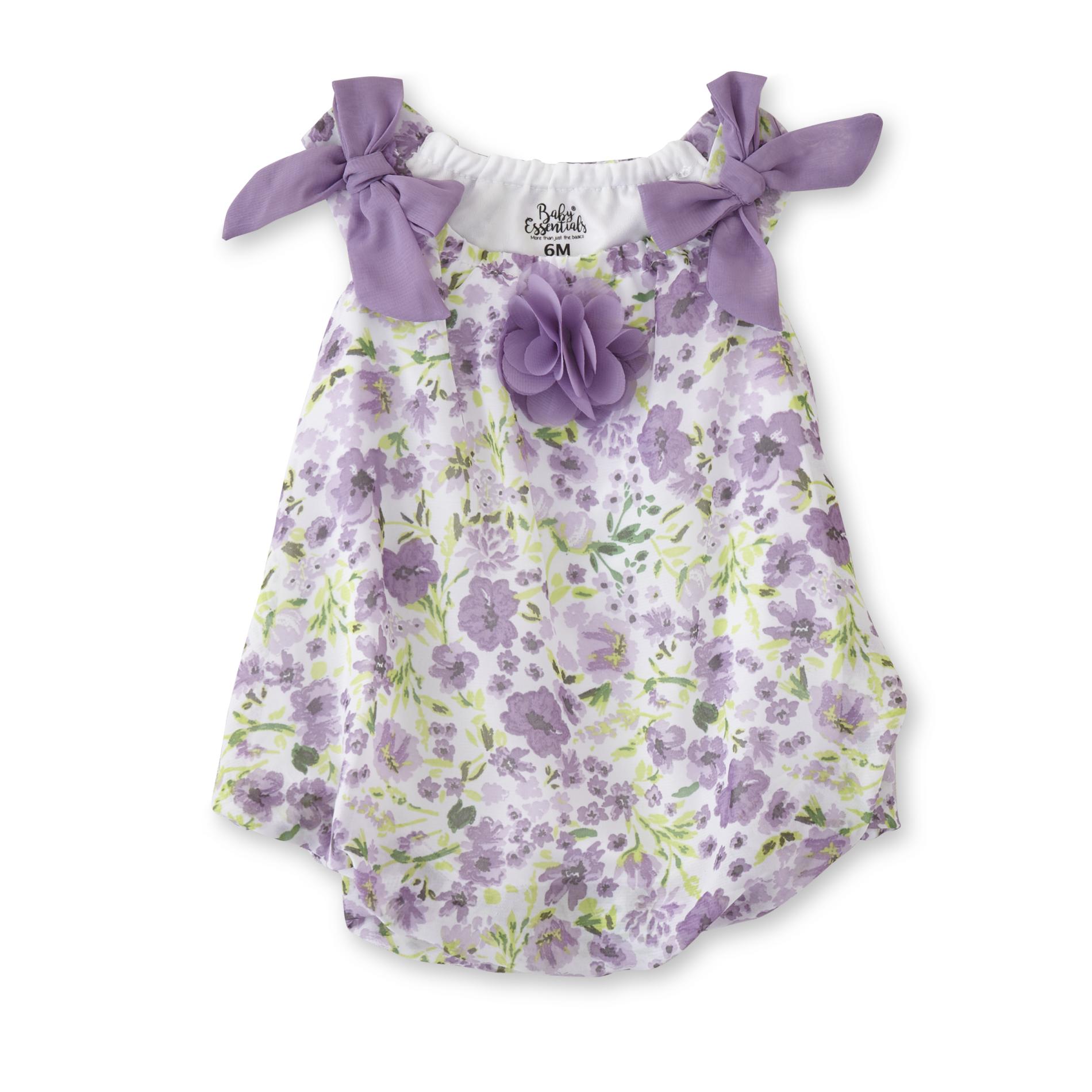 infant floral romper