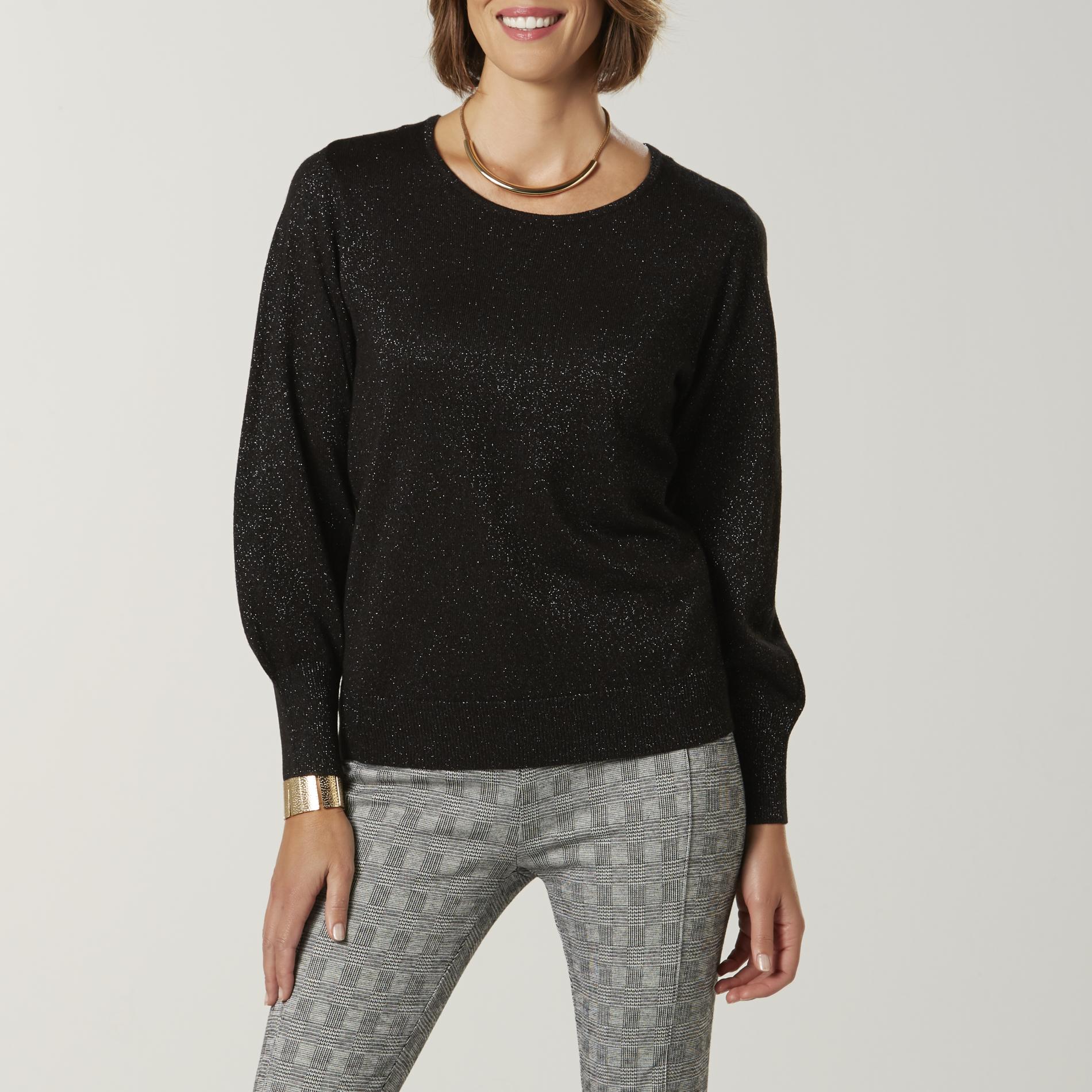 Jaclyn Smith Women's Puff-Sleeve Sweater
