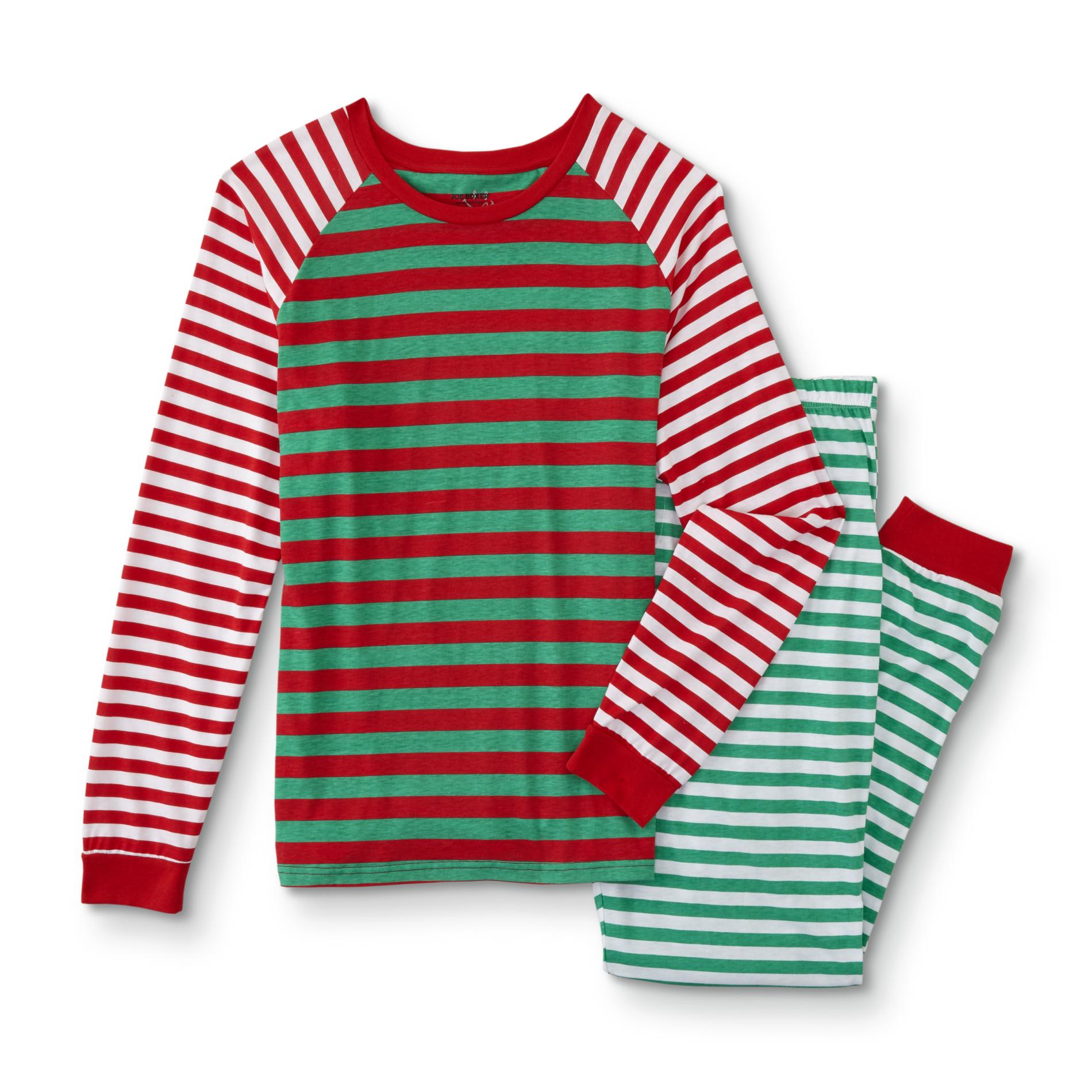 Joe Boxer Men's Christmas Pajama Shirt & Jogger Pants - Elf