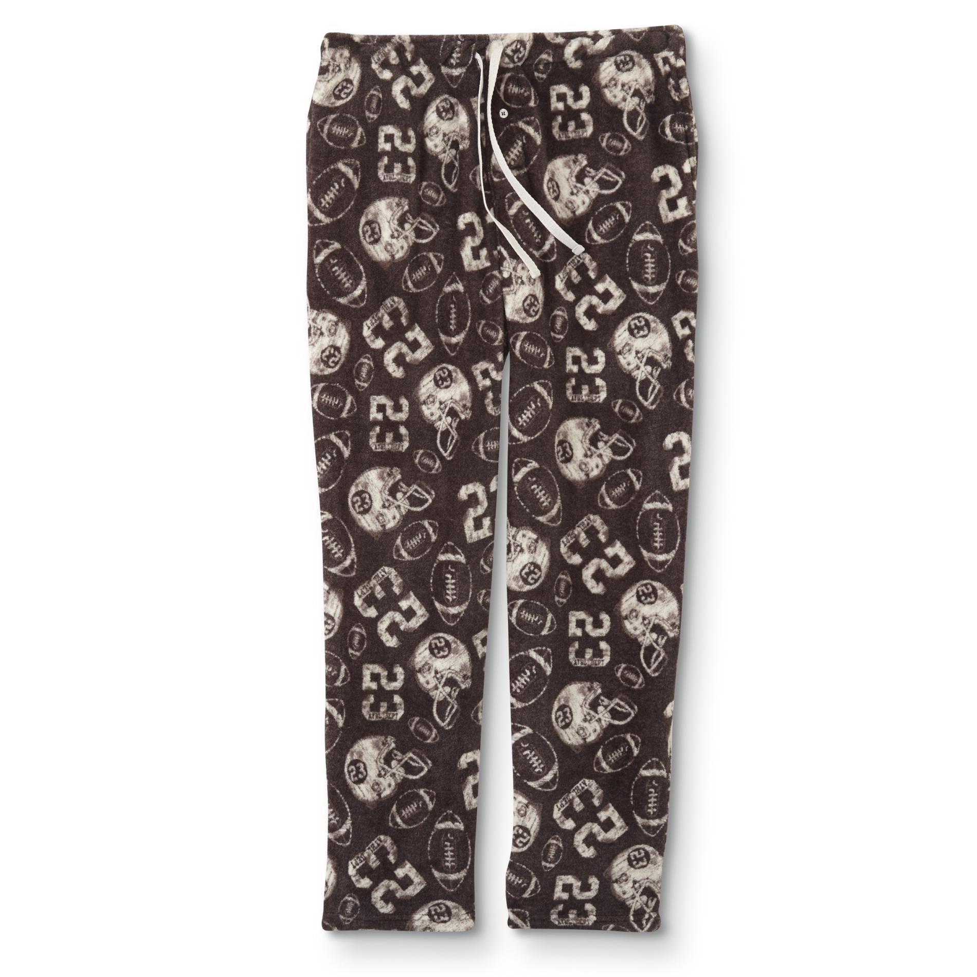 Joe Boxer Men's Fleece Pajama Pants - Football