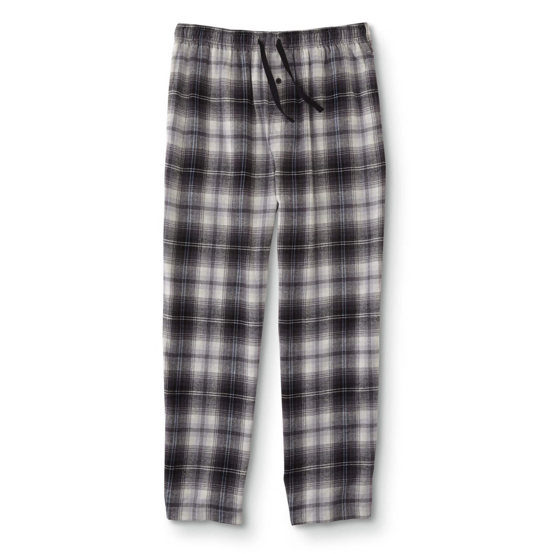 black and red flannel pants