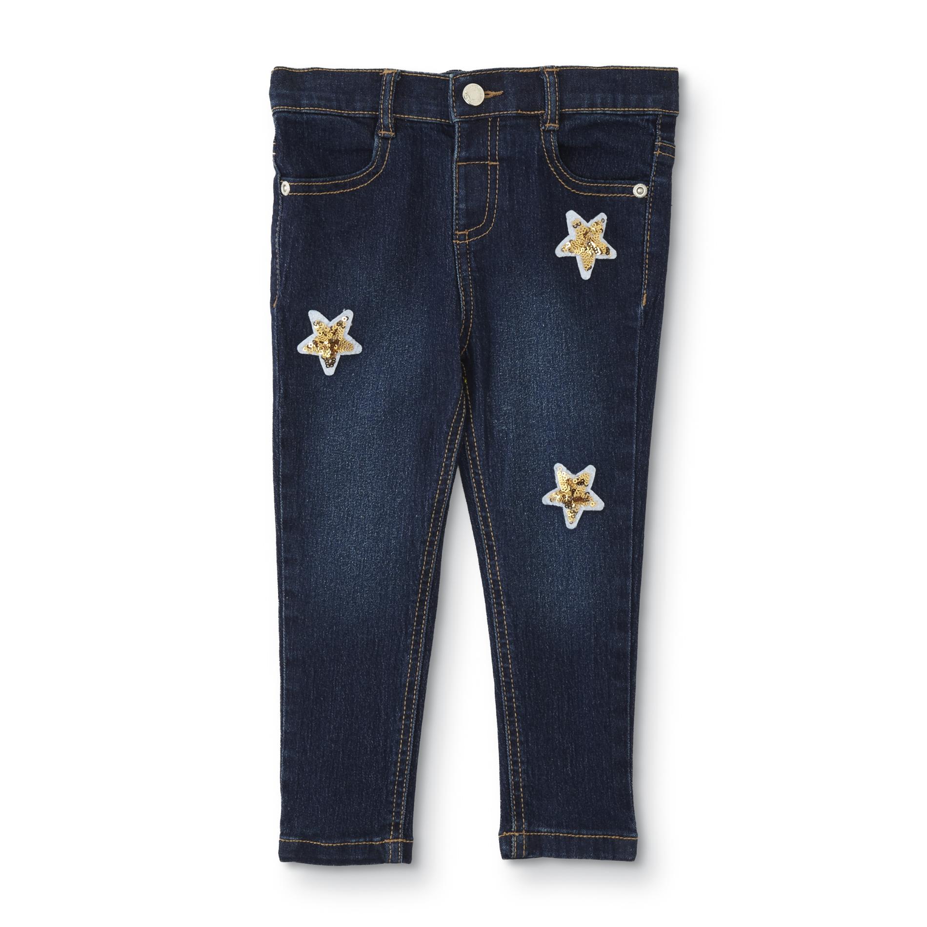 Toughskins Girls' Embellished Jeans - Stars