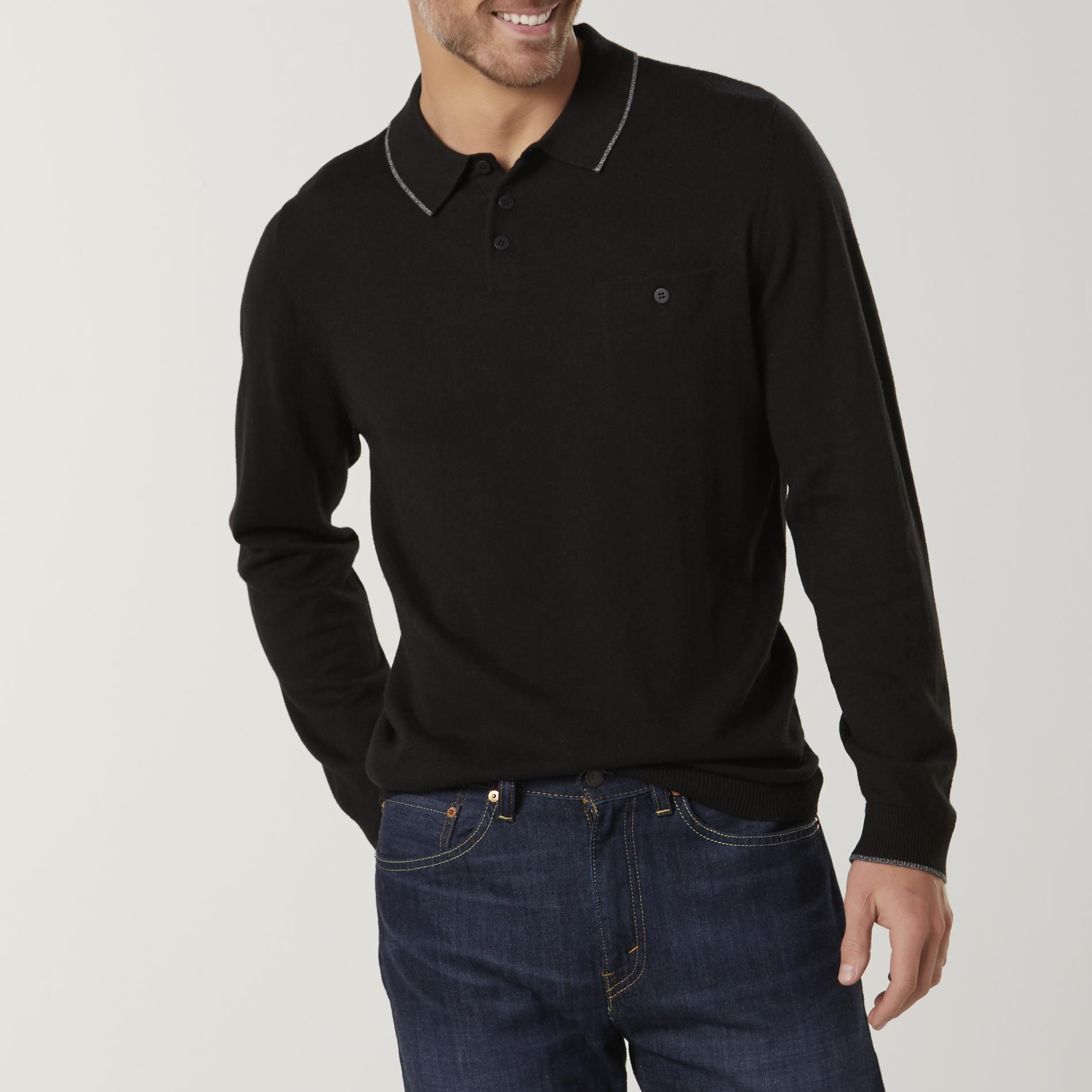 Structure Men's Slim Fit Polo Sweater