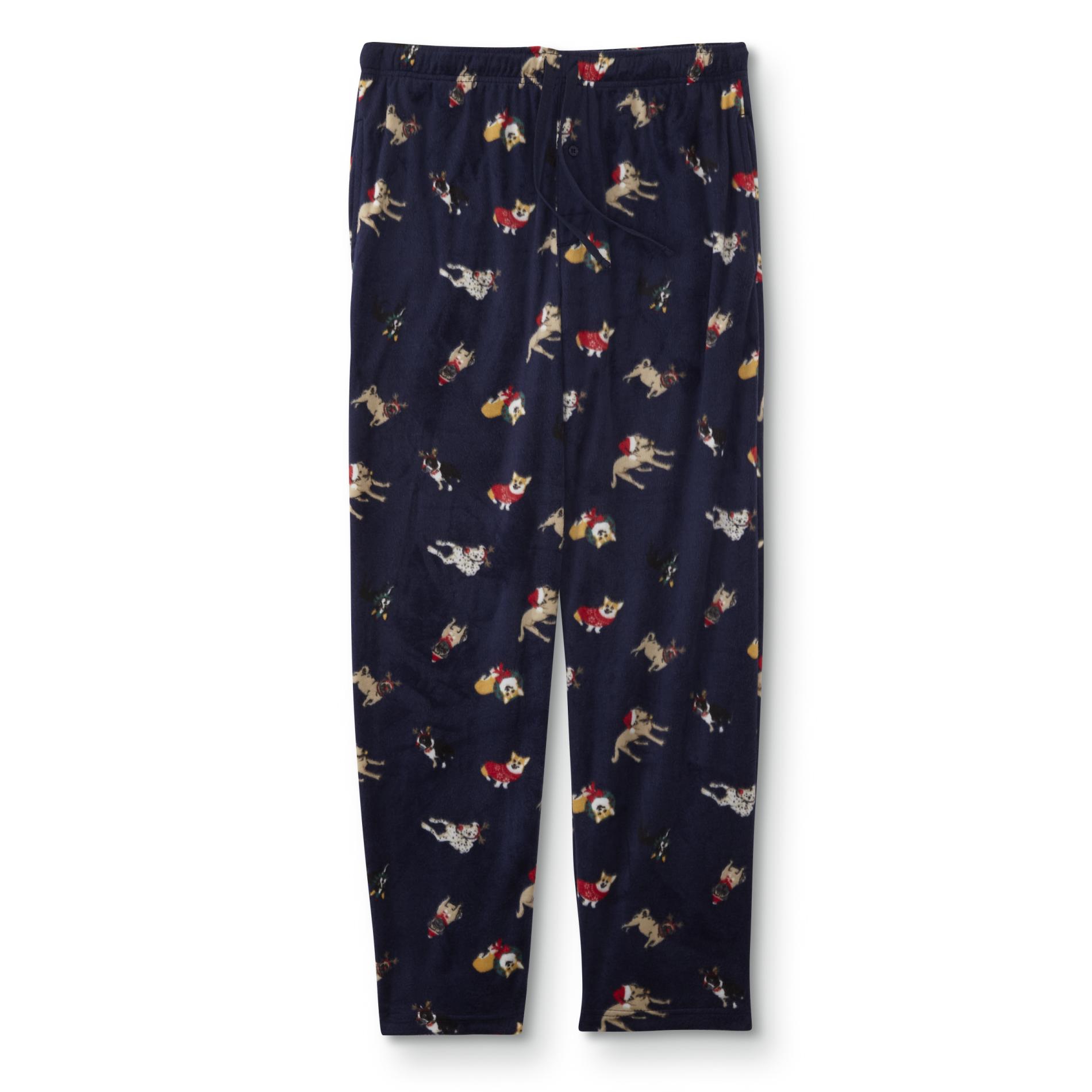 Joe Boxer Men's Fleece Pajama Pants - Dogs