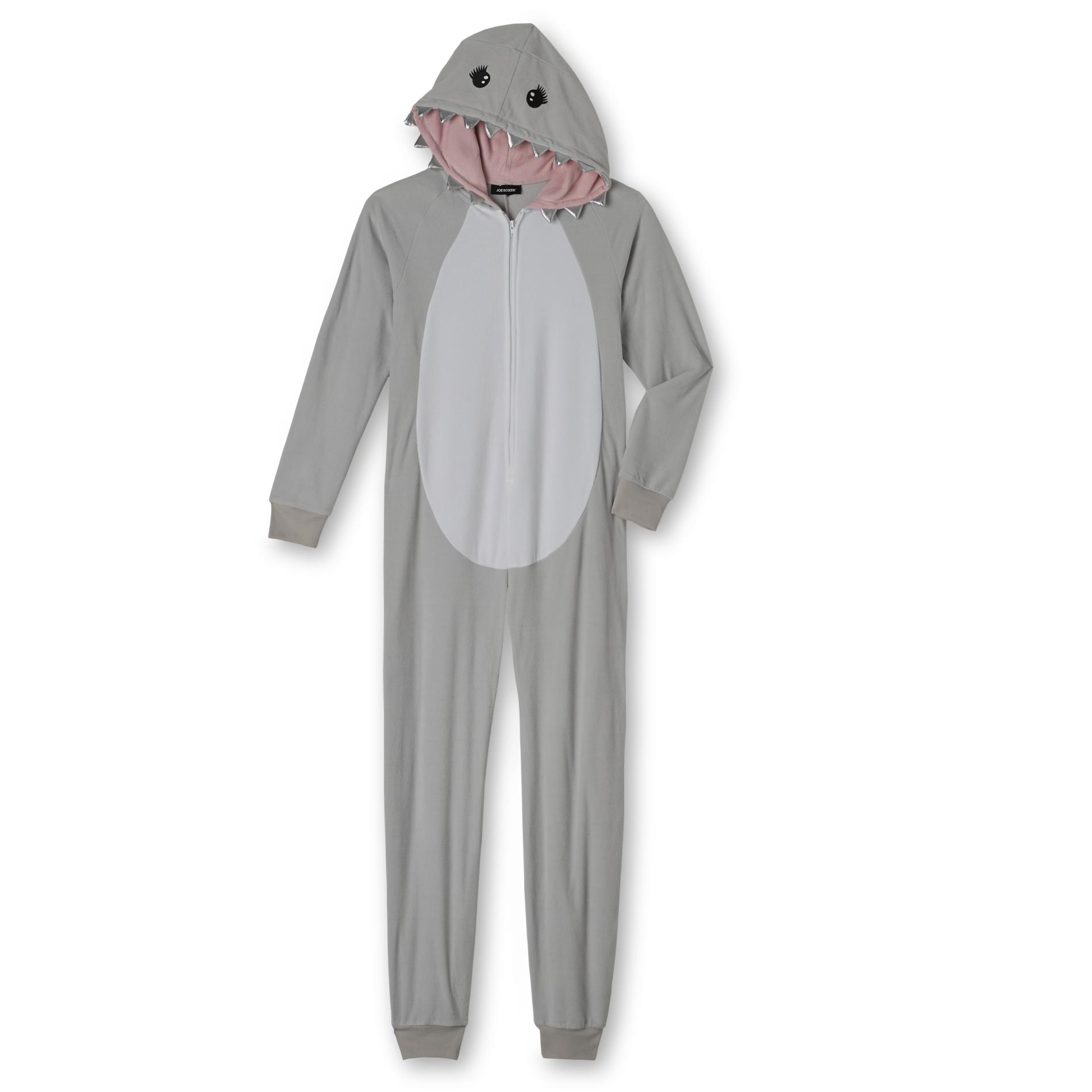 Plus Size So Printed Plush One Piece Pajamas