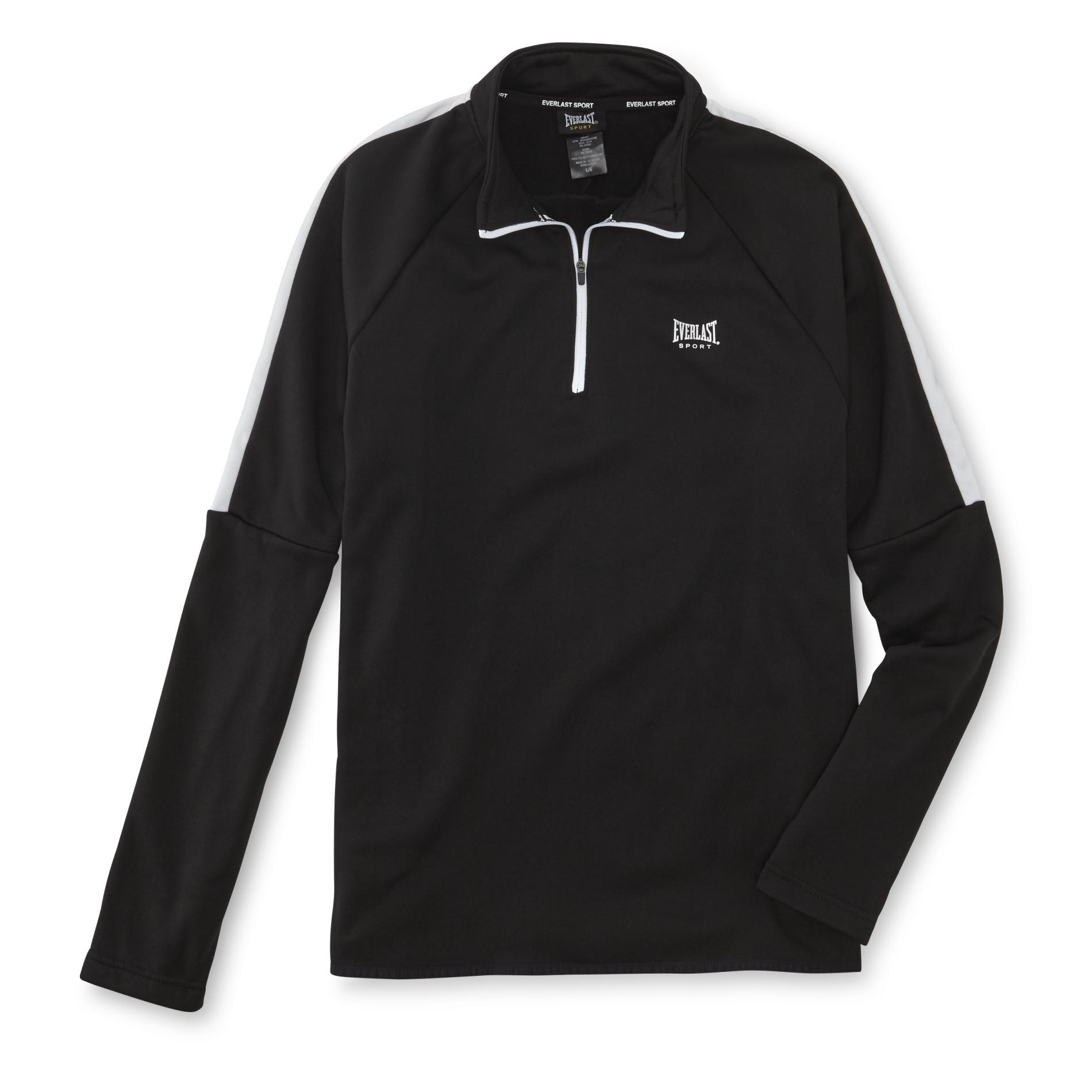 Everlast&reg; Sport Young Men's Athletic Three-Quarter Zip Sweatshirt