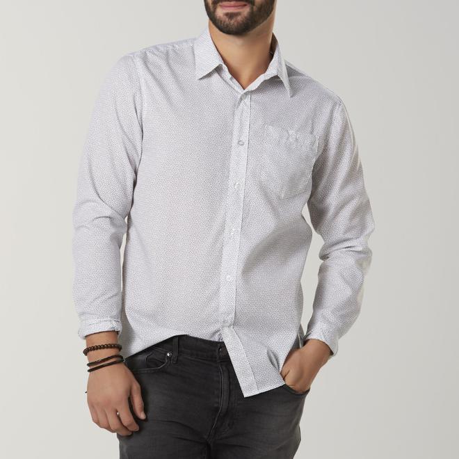 Structure Men's ButtonFront Dress Shirt Geometric