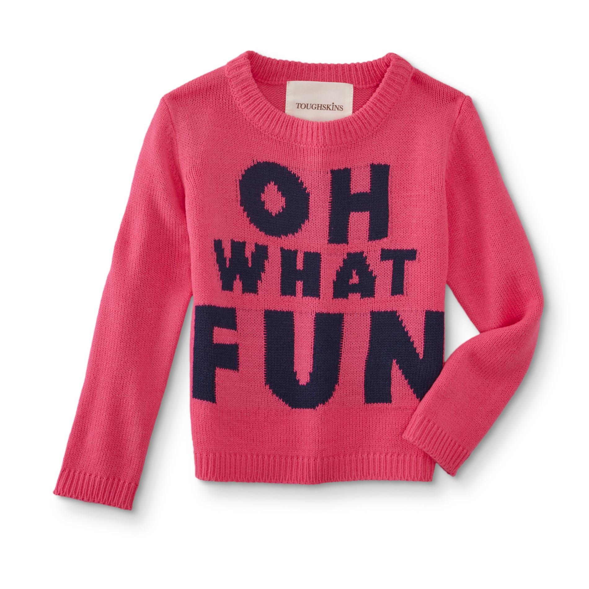 Toughskins Infant & Toddler Girls' Sweater - What Fun