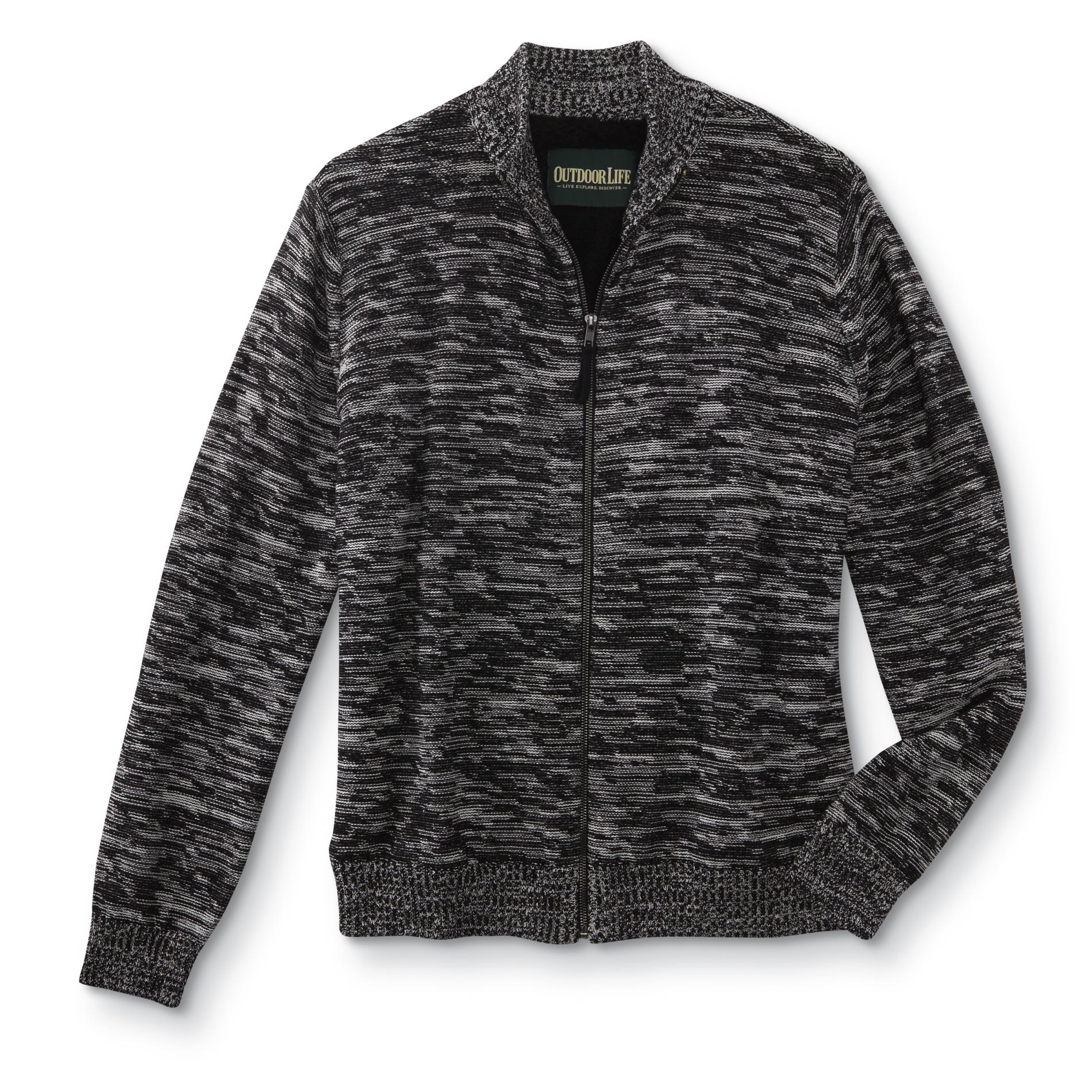 Men's Sweater Jacket - Marled | Shop Your Way: Online Shopping & Earn ...