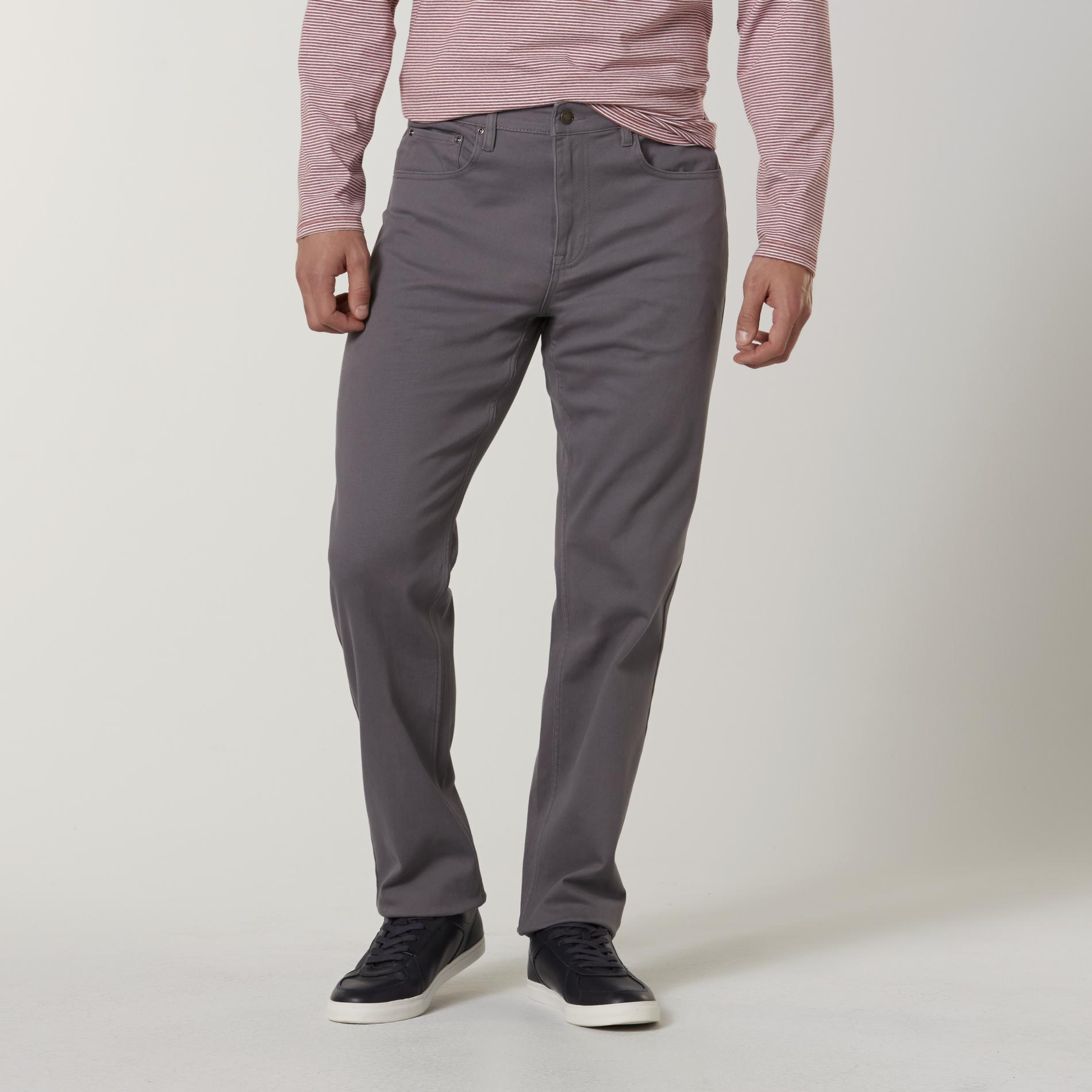 mens skinny fit slacks