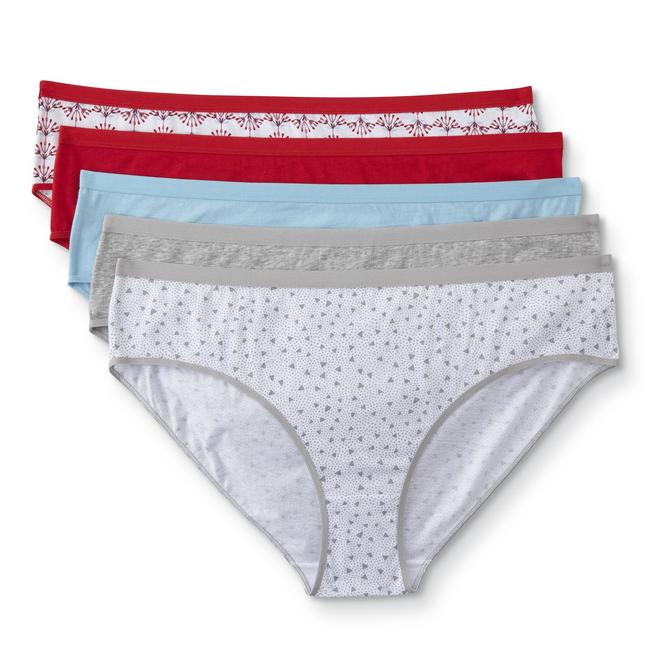 Joe Boxer Plus Women's Plus 6Pack Bikini Panties Assorted