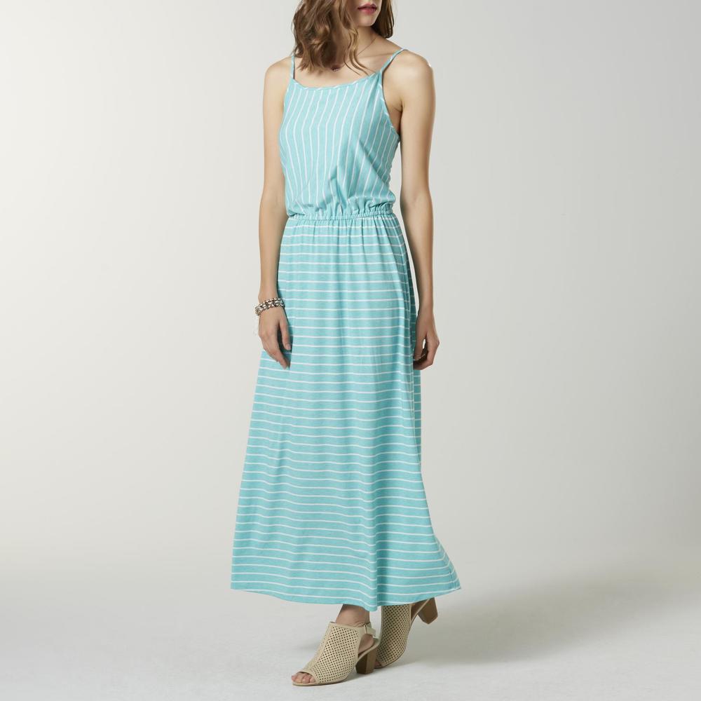 Women's Maxi Dress - Striped