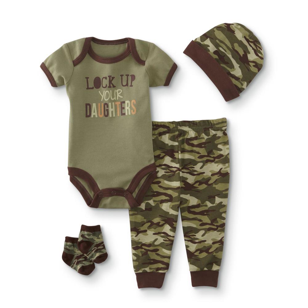 Tender Kisses Infant Boys' Layette Set - Lock Up Your Daughters