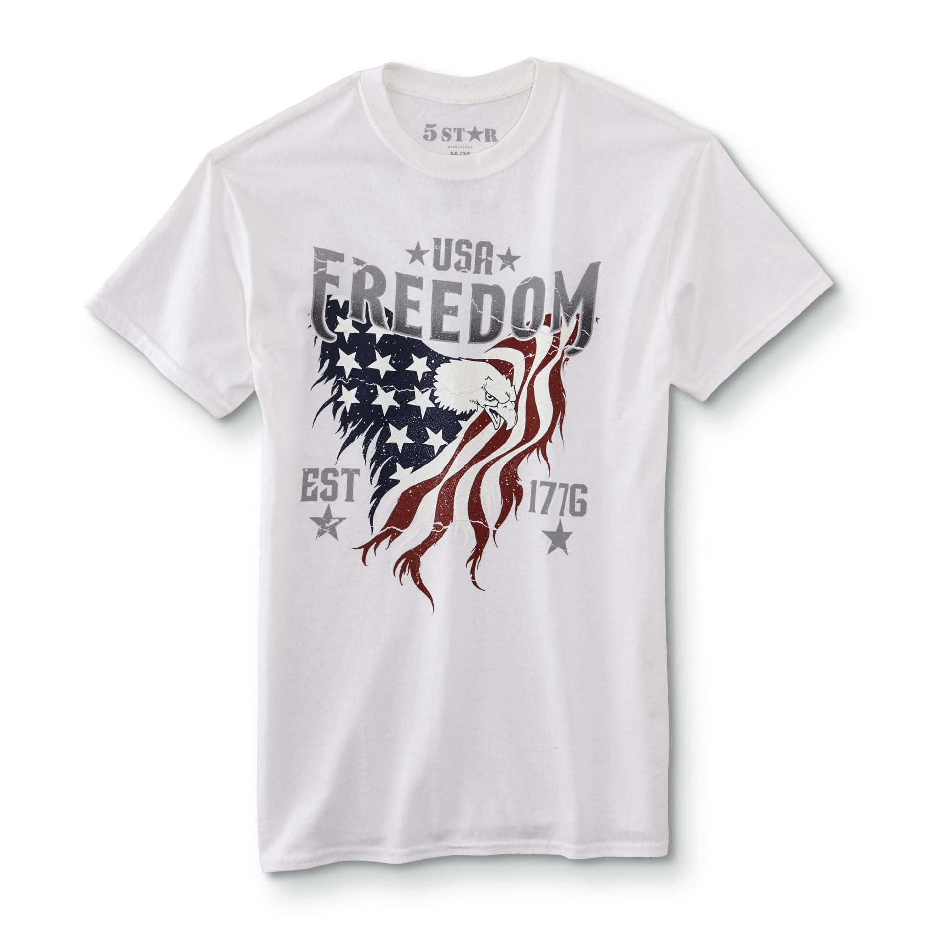 Outdoor Life&reg; Men's Graphic T-Shirt - Flag/Eagle/USA Freedom