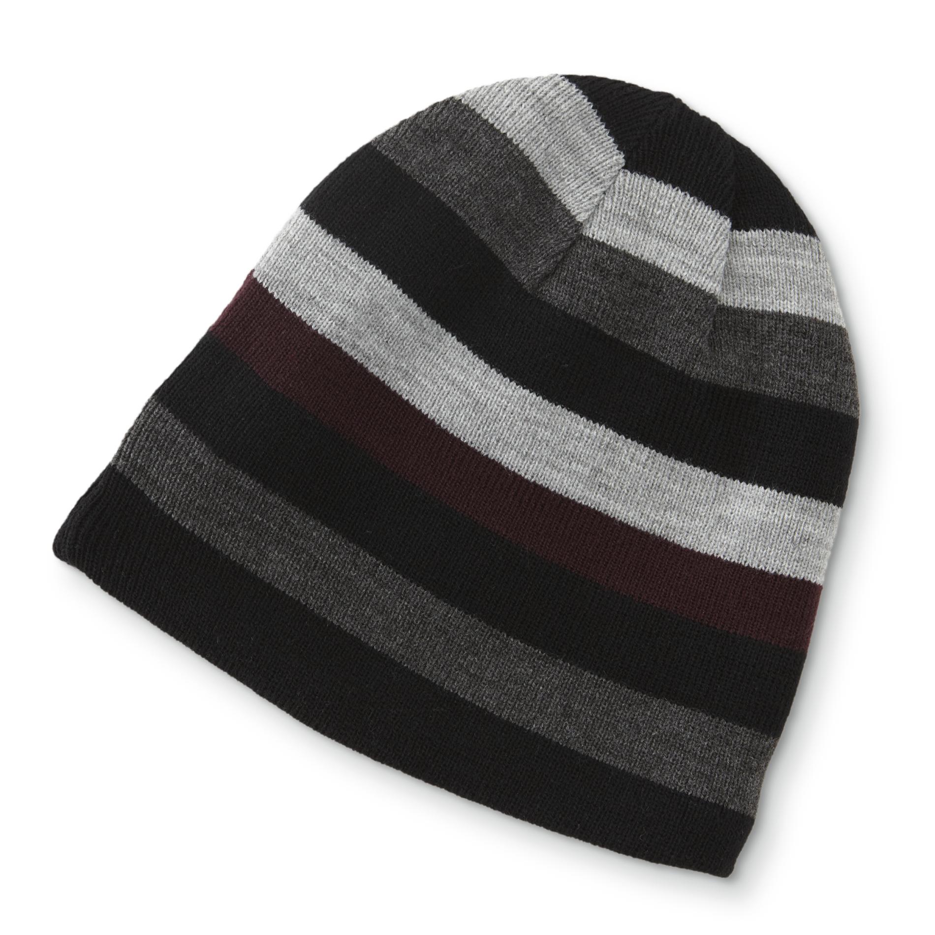 Men's Beanie Hat - Striped