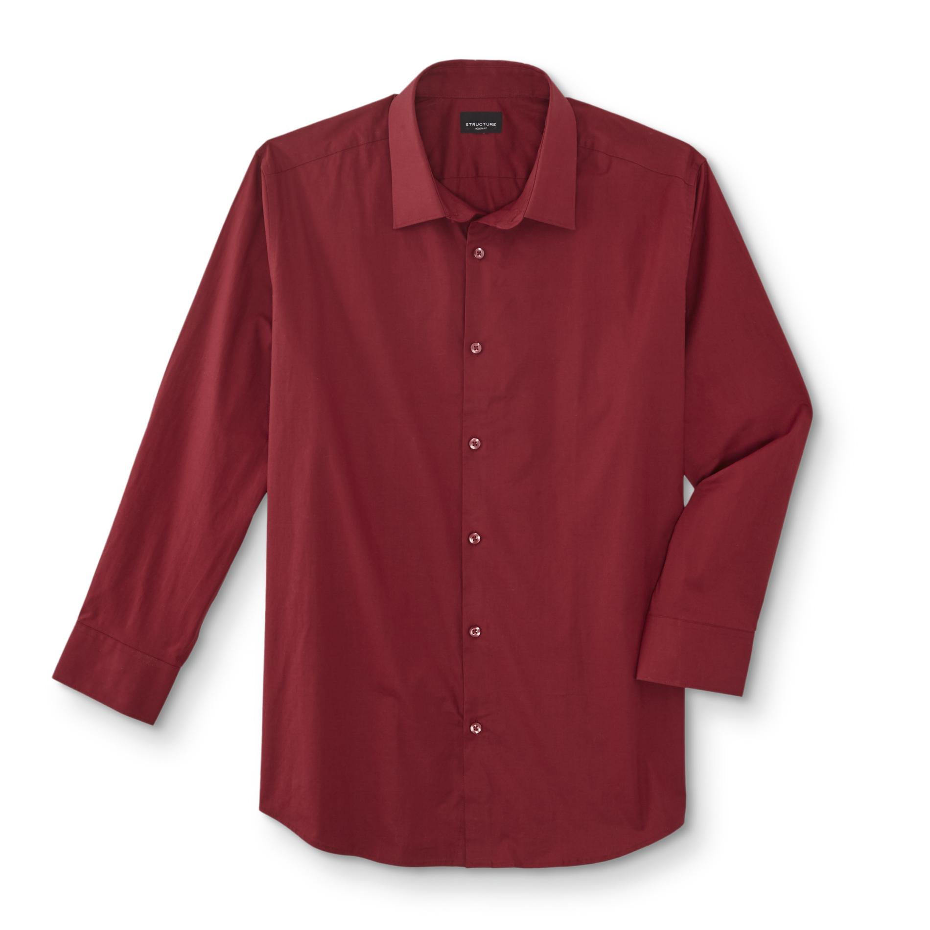 structure slim fit stretch shirt