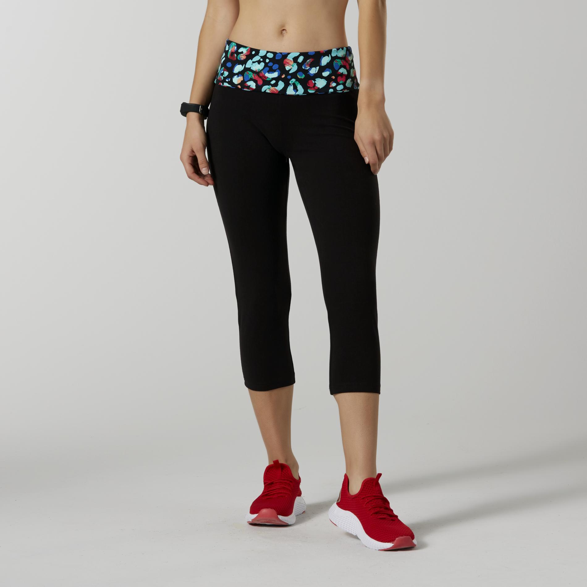 Everlast fold over yoga pants clearance