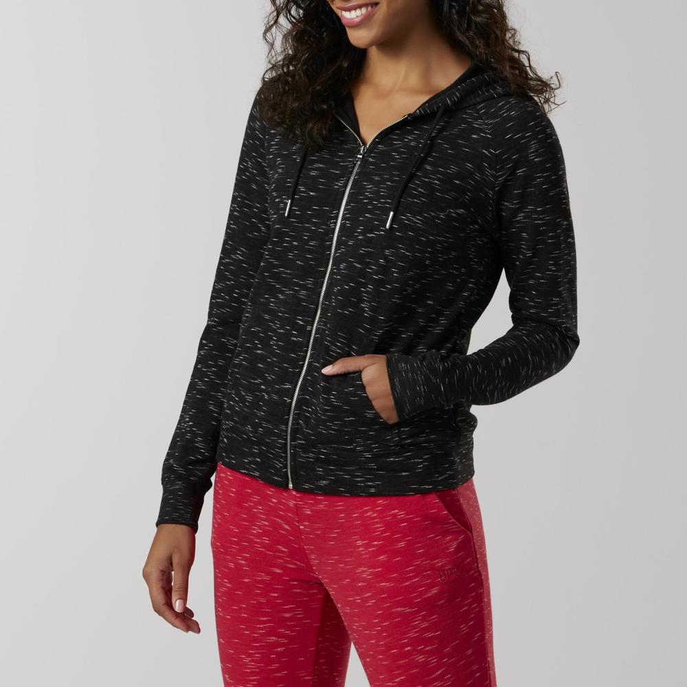 Everlast&reg; Women's Athletic Hoodie Jacket - Space-Dyed