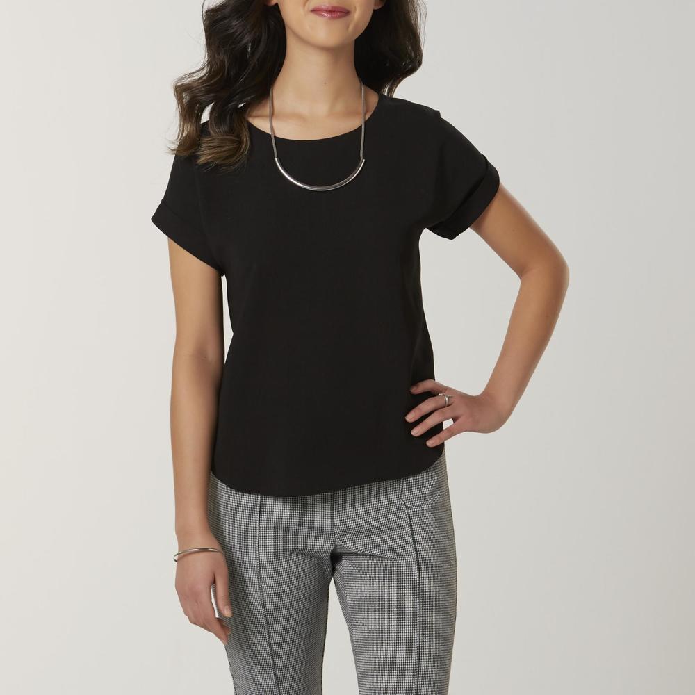 Simply Styled Women's Short-Sleeve Blouse