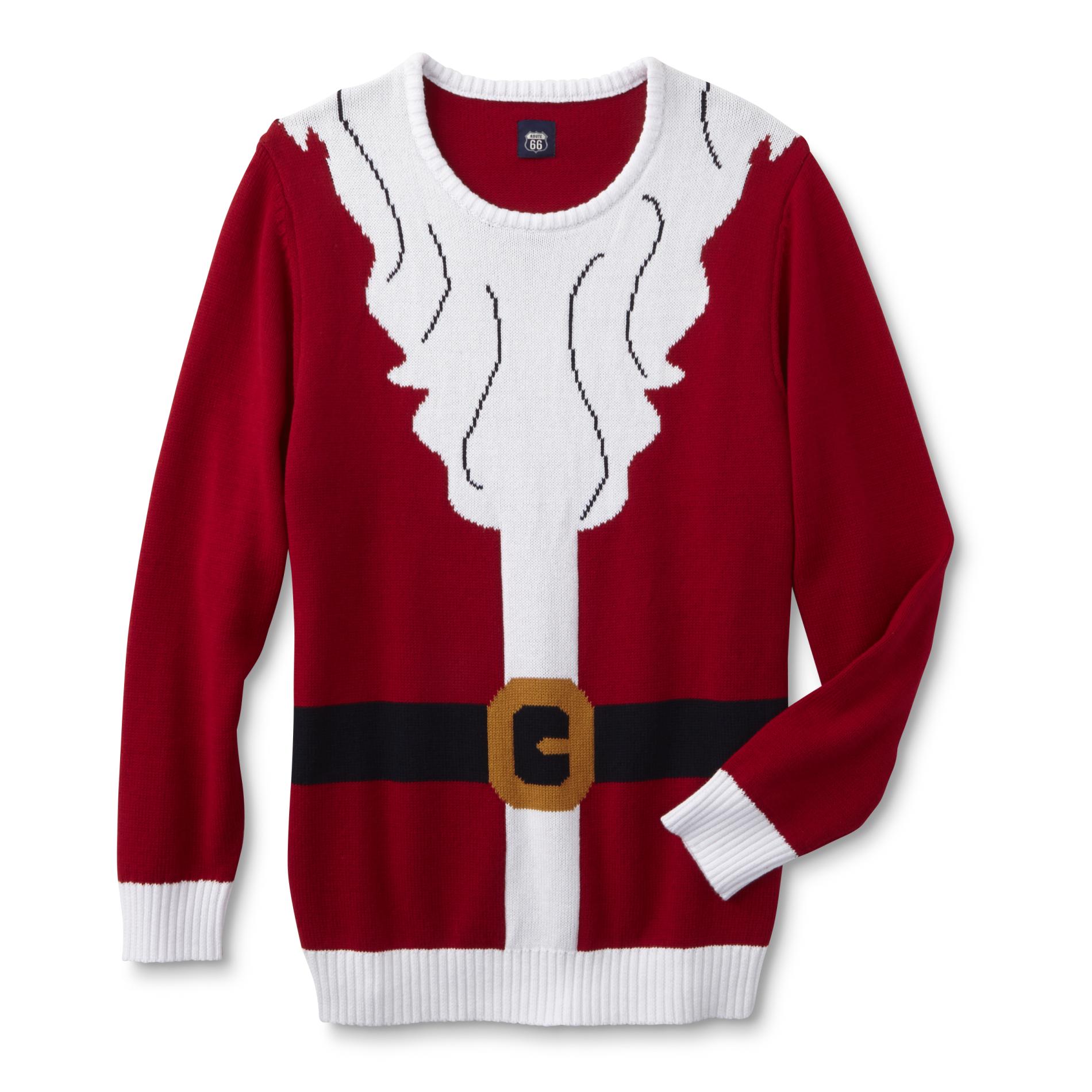 Route 66 Men's Ugly Christmas Sweater - Santa