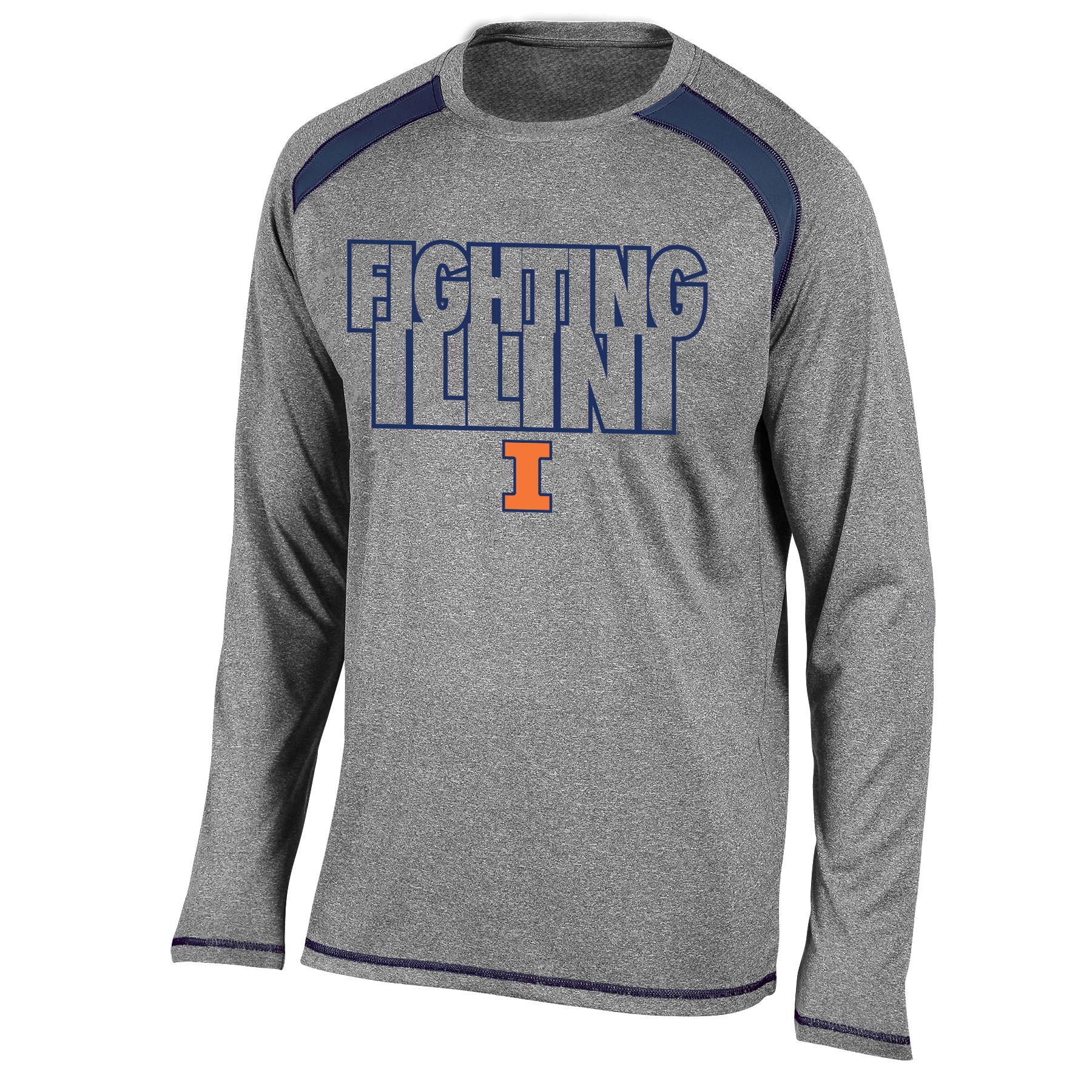 NCAA Men's Athletic Shirt - University of Illinois Fighting Illini