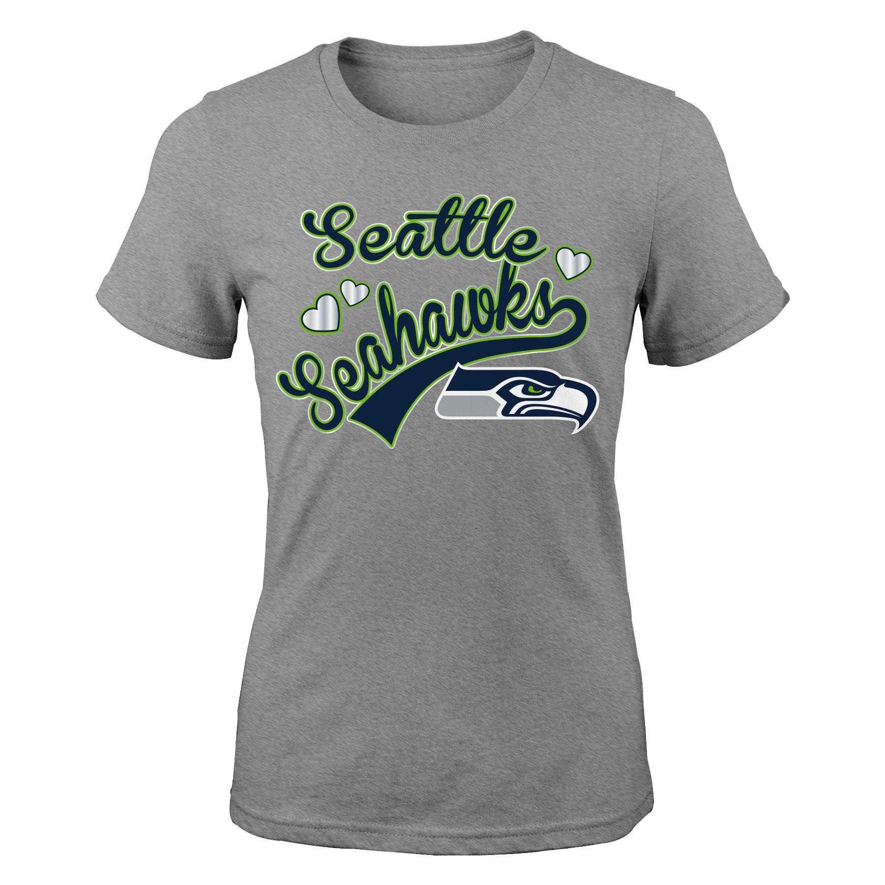 NFL Girls' T-Shirt - Seattle Seahawks