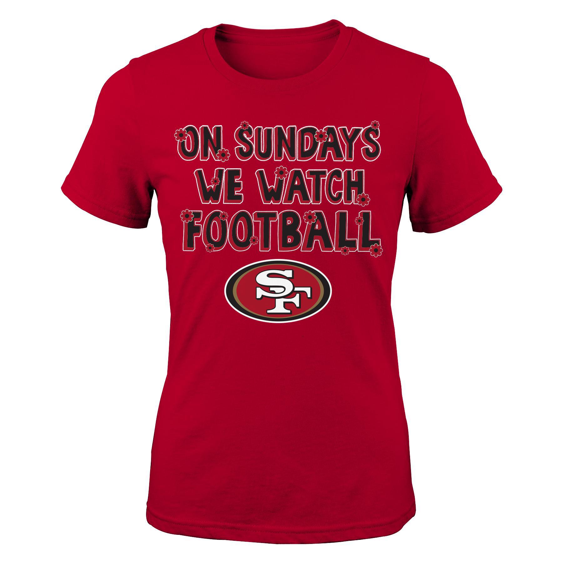 NFL Girls' T-Shirt - San Francisco 49ers