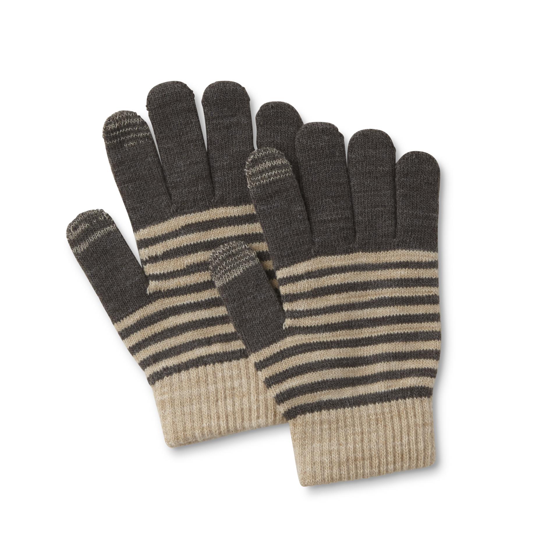 Women's Texting Gloves - Striped