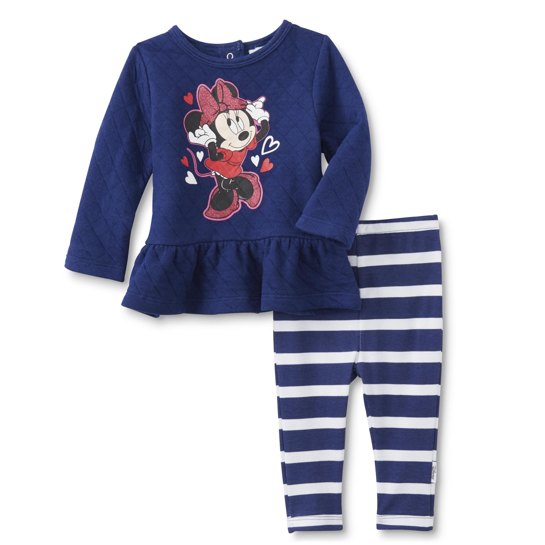 Disney Minnie Mouse Newborn & Infant Girls' Tunic & Leggings