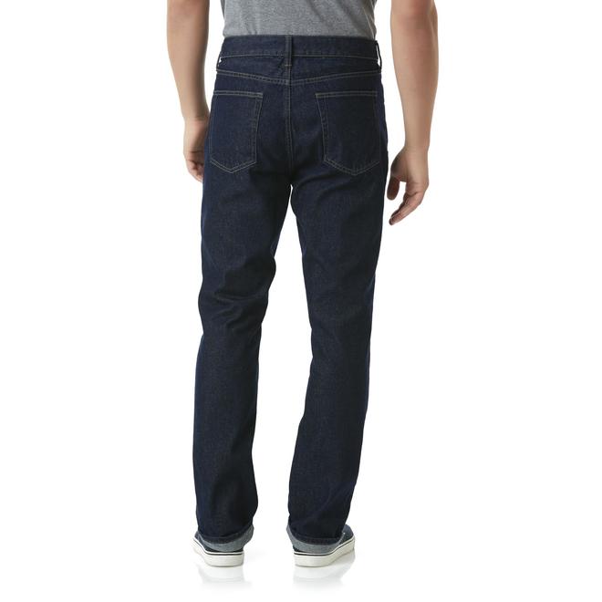 Basic Editions Men's Slim Fit Jeans Dark Wash