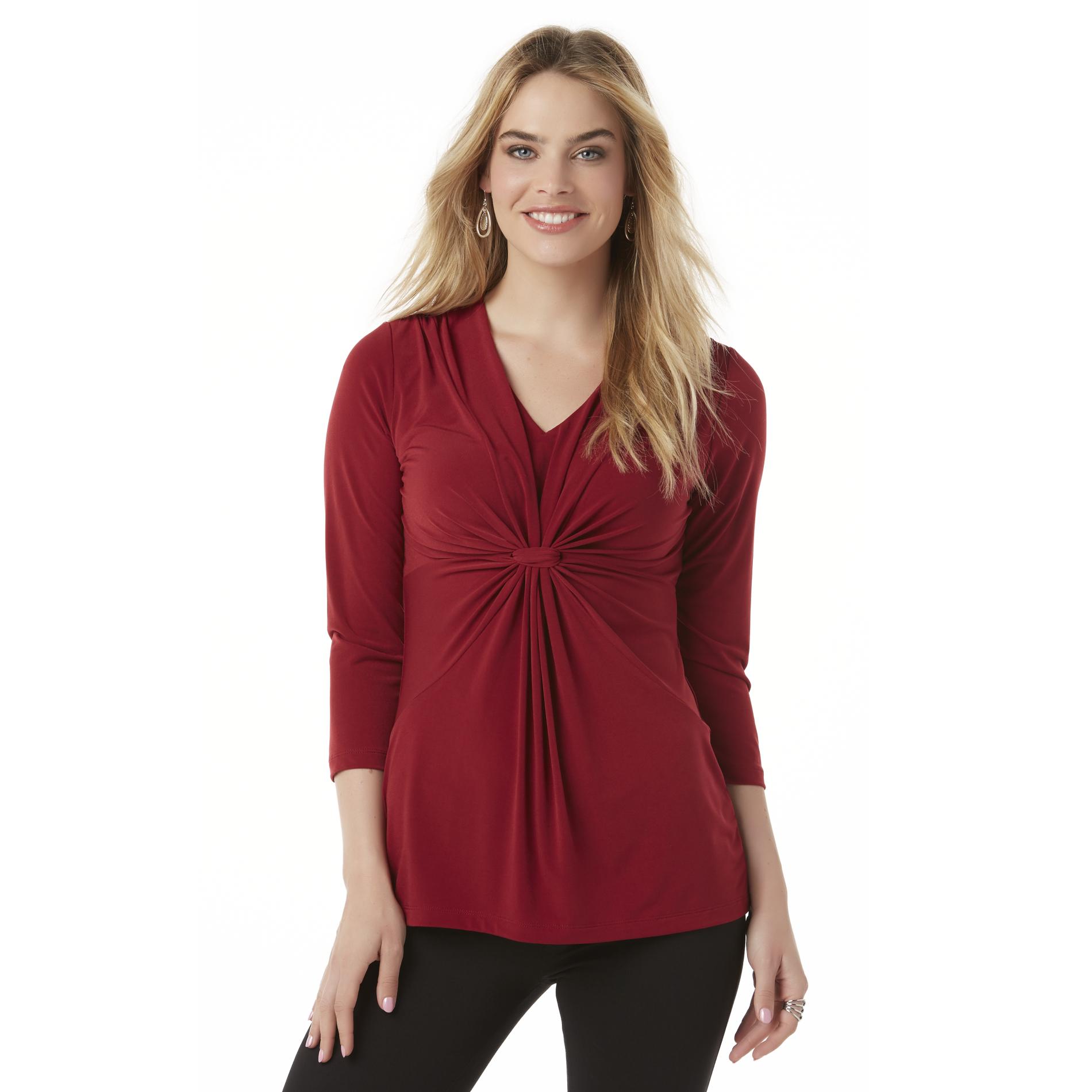 Attention Women's Knot Front Top
