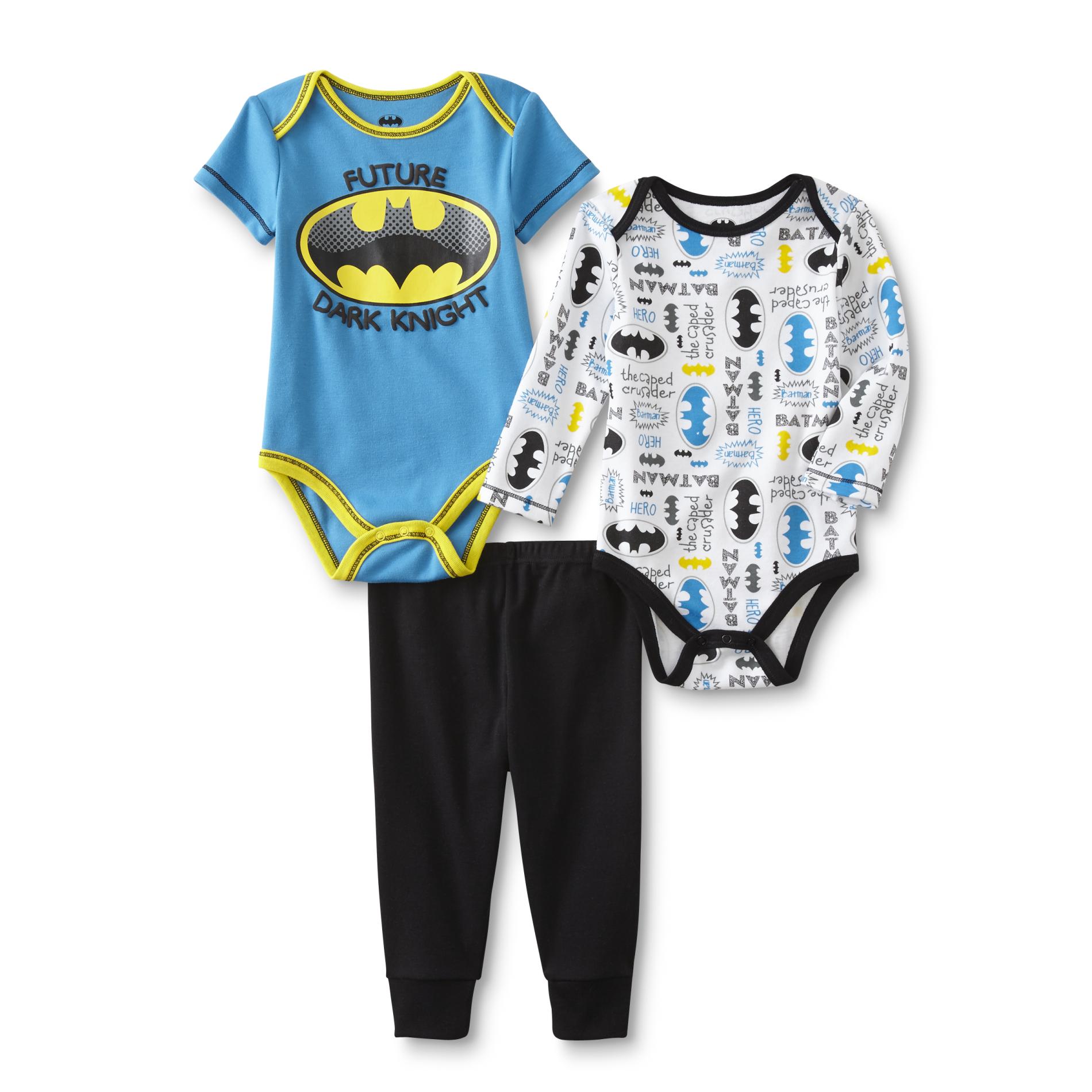 DC Comics Batman Newborn Boys' Bodysuits & Pants