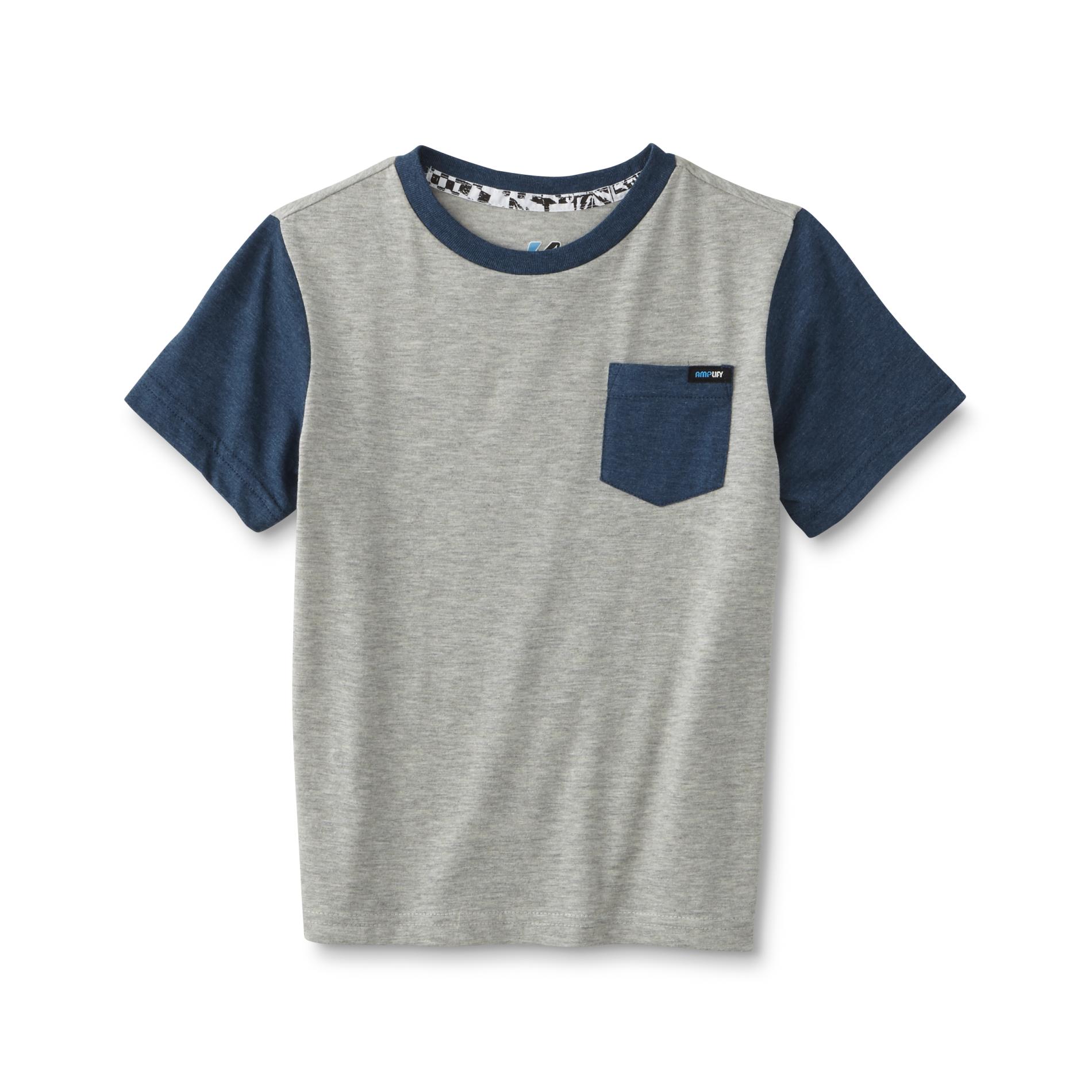 Amplify Boy's Pocket T-Shirt - Colorblock