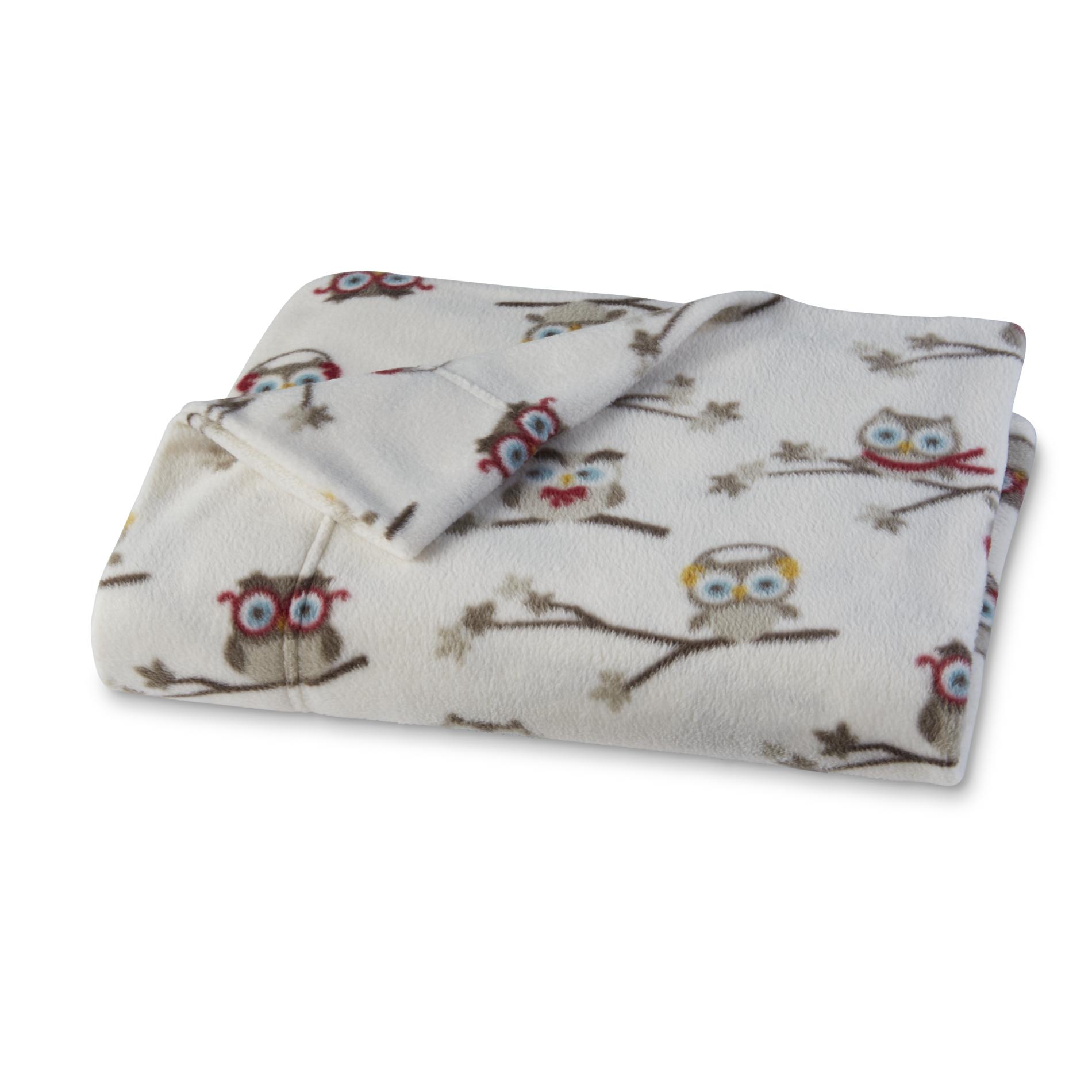 Cannon Fleece Bedsheet Set - Owls