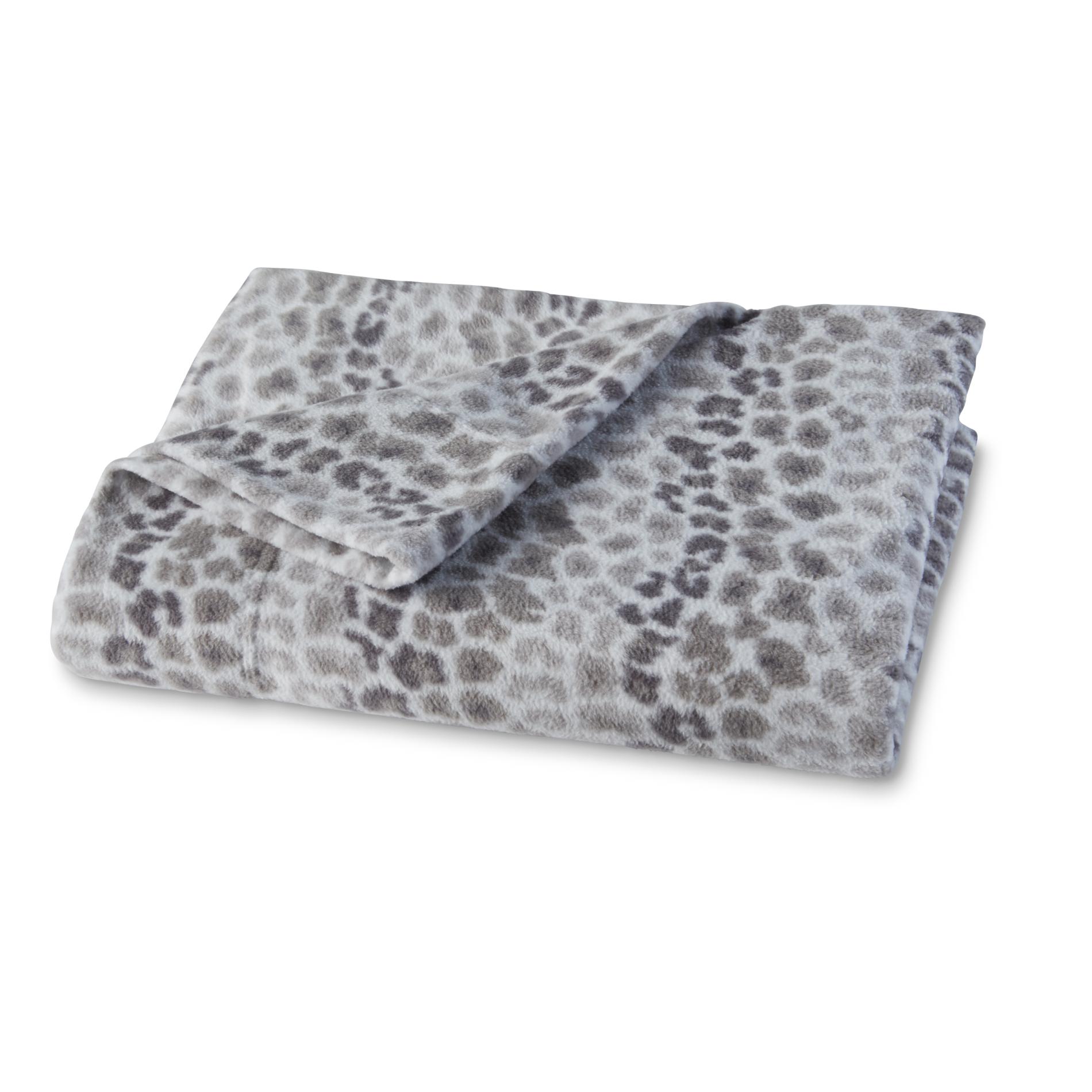 Cannon Fleece Bedsheet Set - Leopard Print