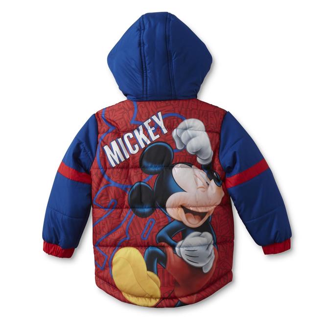 Disney Mickey Mouse Toddler Boys' Puffer Jacket
