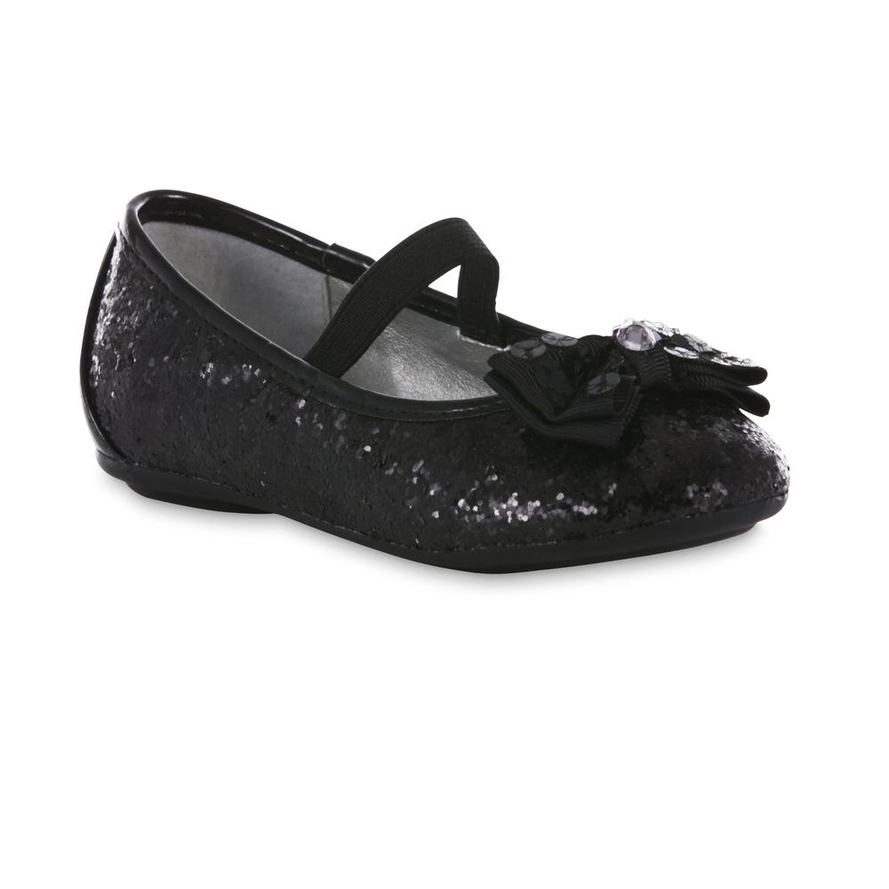 Sparkle & Tux Toddler Girls' Becca Black Mary Jane Shoe
