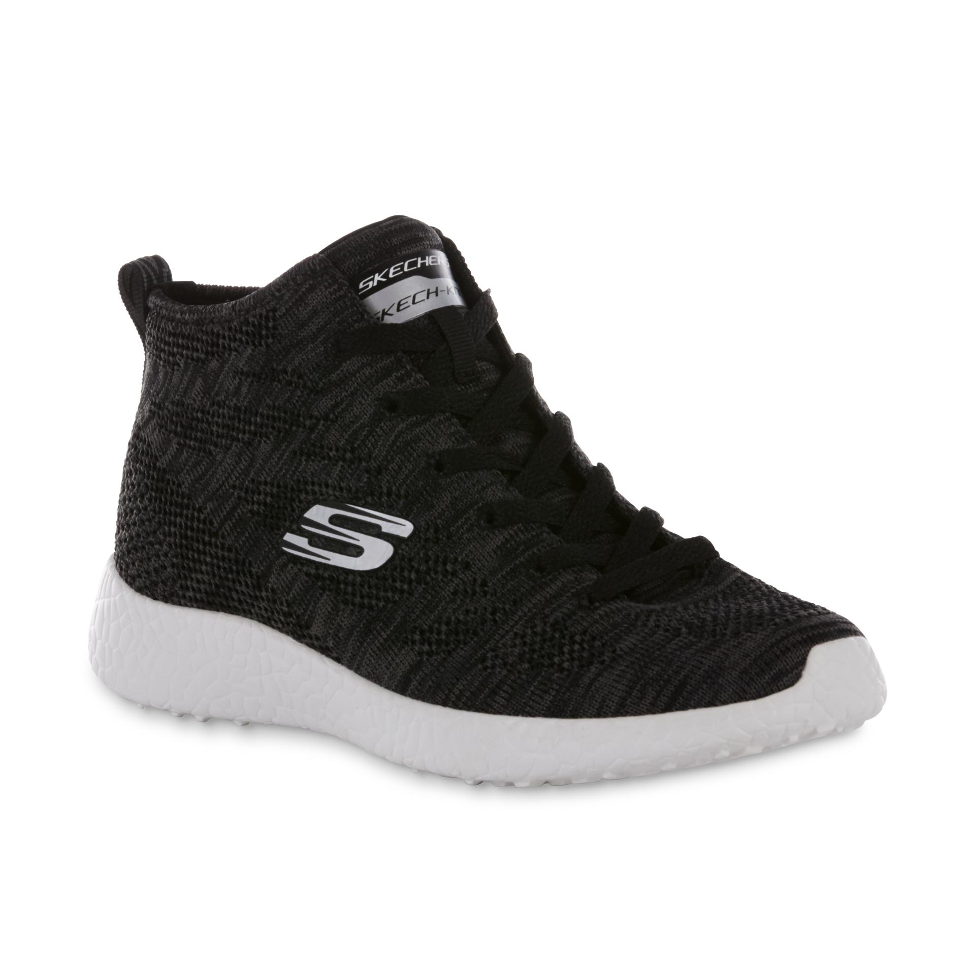 Skechers Women's Divergent Black/Space-Dyed Athletic Shoe