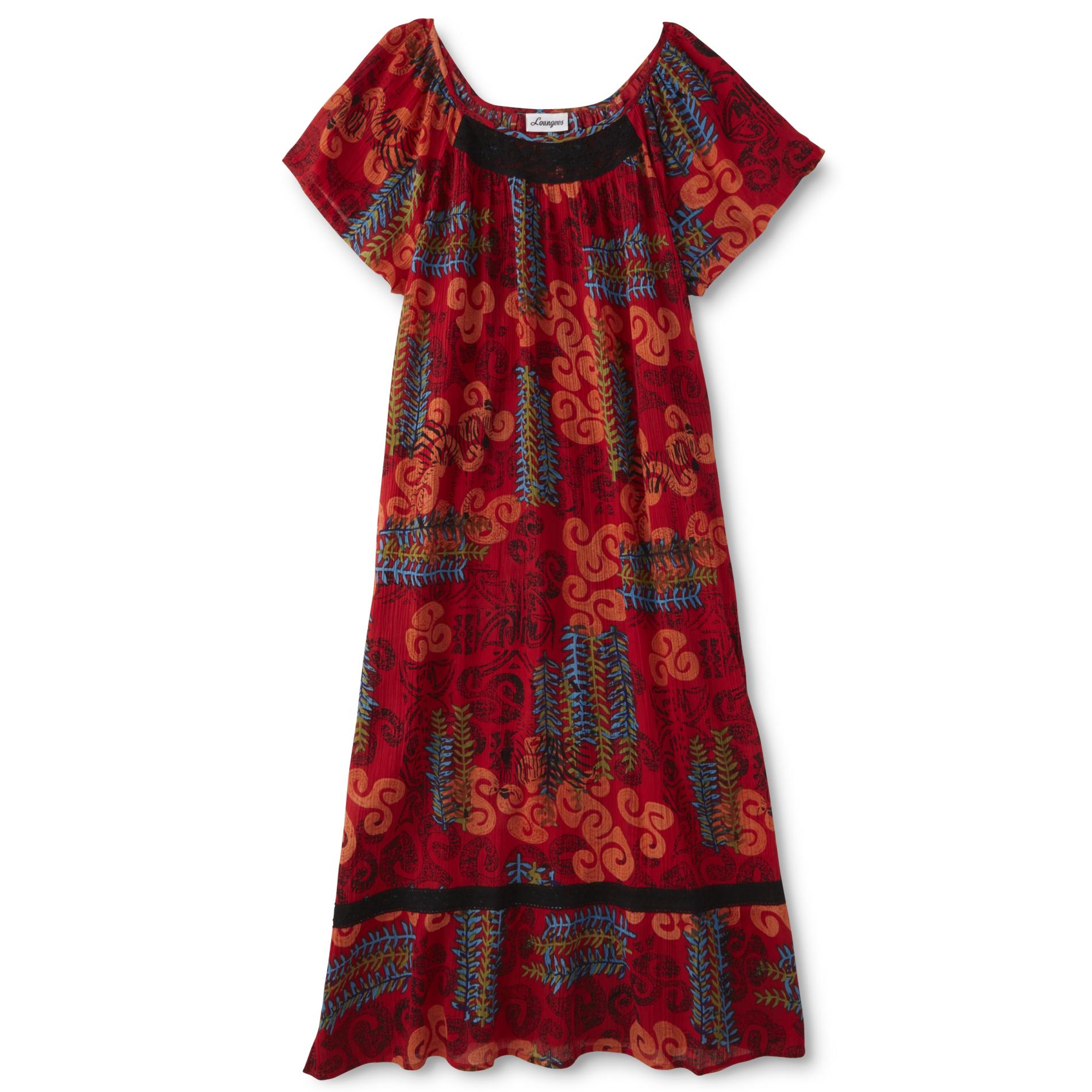 Loungees Women's Caftan - Abstract