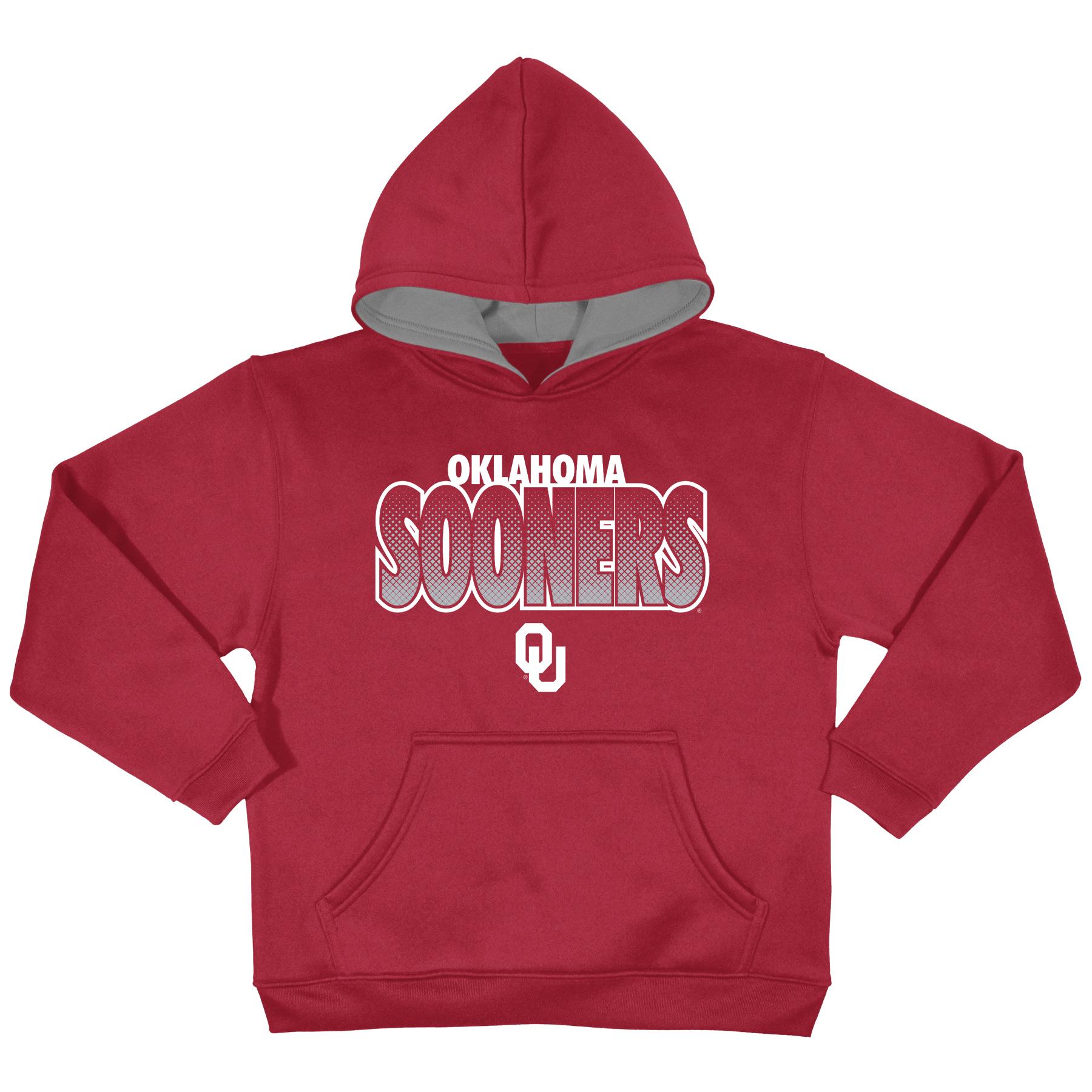 NCAA Boys' Hooded Sweatshirt - University of Oklahoma Sooners