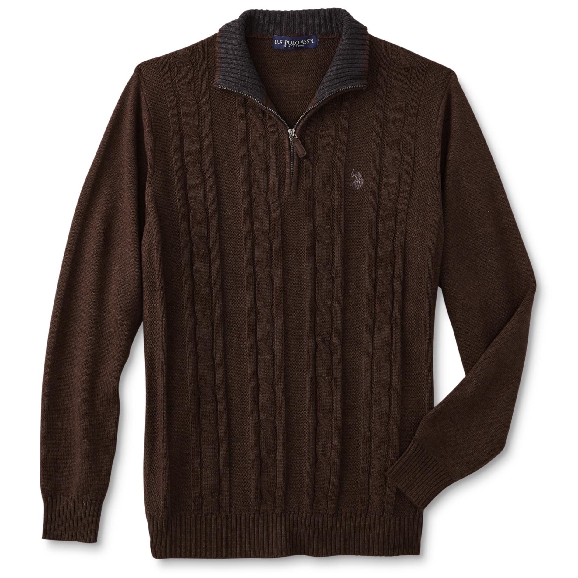 U.S. Polo Assn. Men's Quarter-Zip Sweater