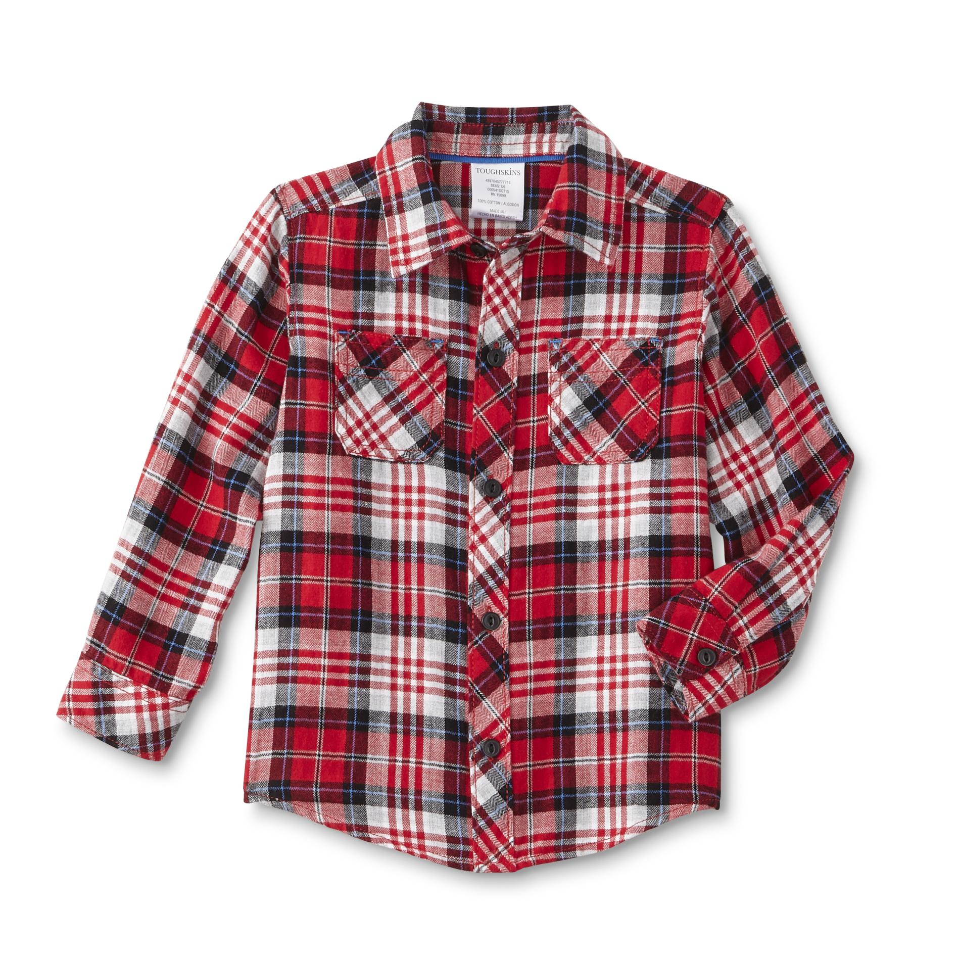 Toughskins Infant & Toddler Boy's Flannel Shirt - Red Plaid