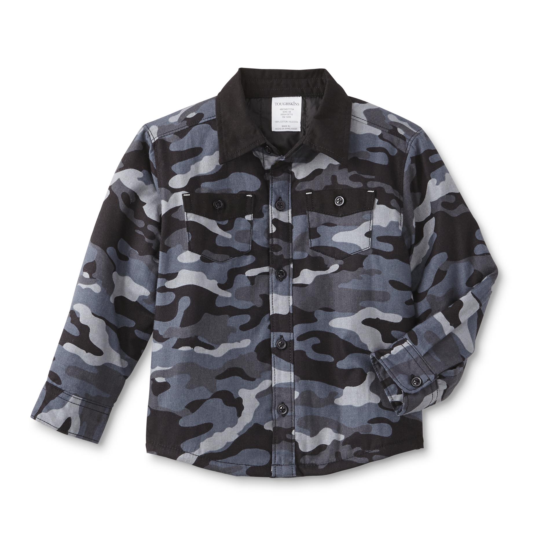 Toughskins Infant & Toddler Boys' Flannel Jacket - Camouflage