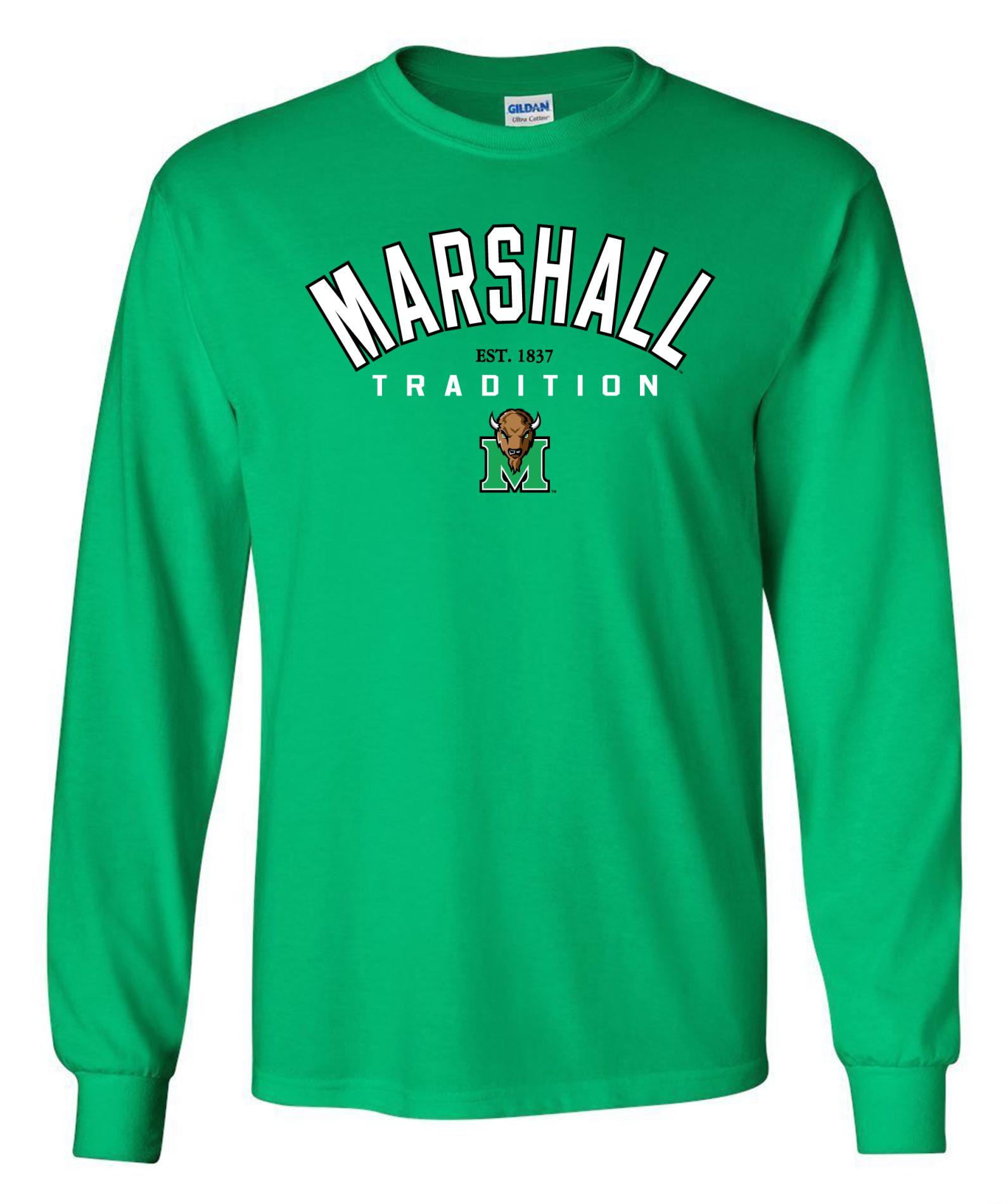 NCAA Men's Long-Sleeve Shirt - Marshall University Thundering Herd, Size: Large NCAA Men's Long-Sleeve Shirt - Marshall University Thundering Herd, Size: Large