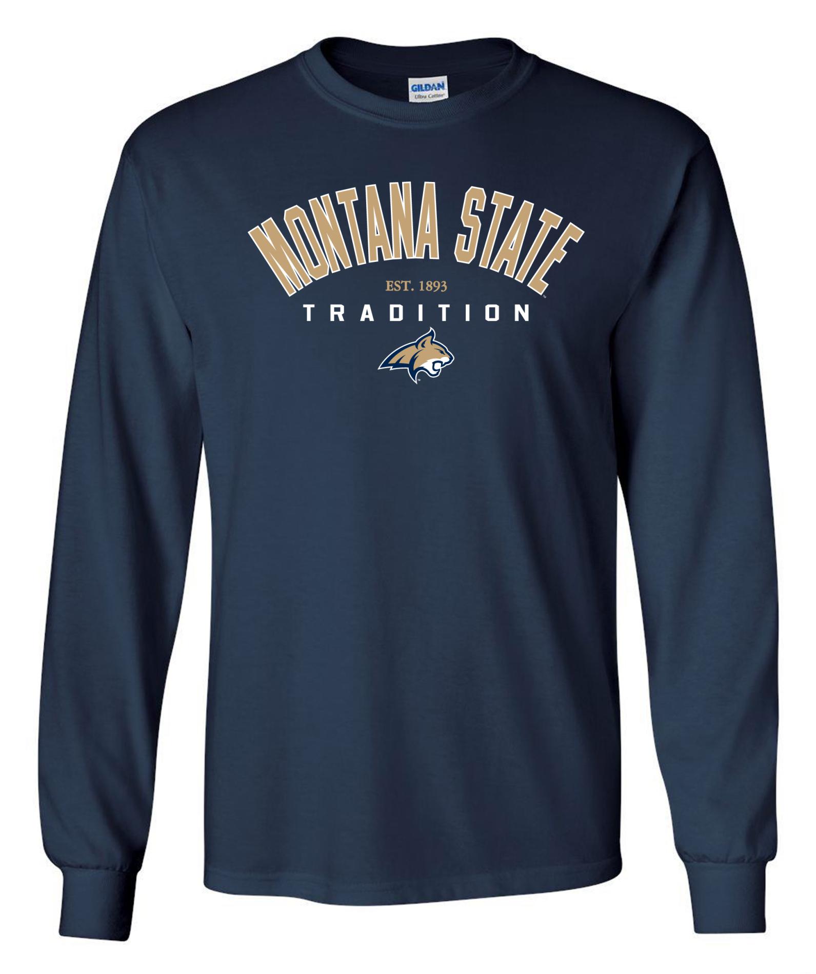 NCAA Men's Long-Sleeve Shirt - Montana State University Bobcats, Size: Medium NCAA Men's Long-Sleeve Shirt - Montana State University Bobcats, Size: Medium