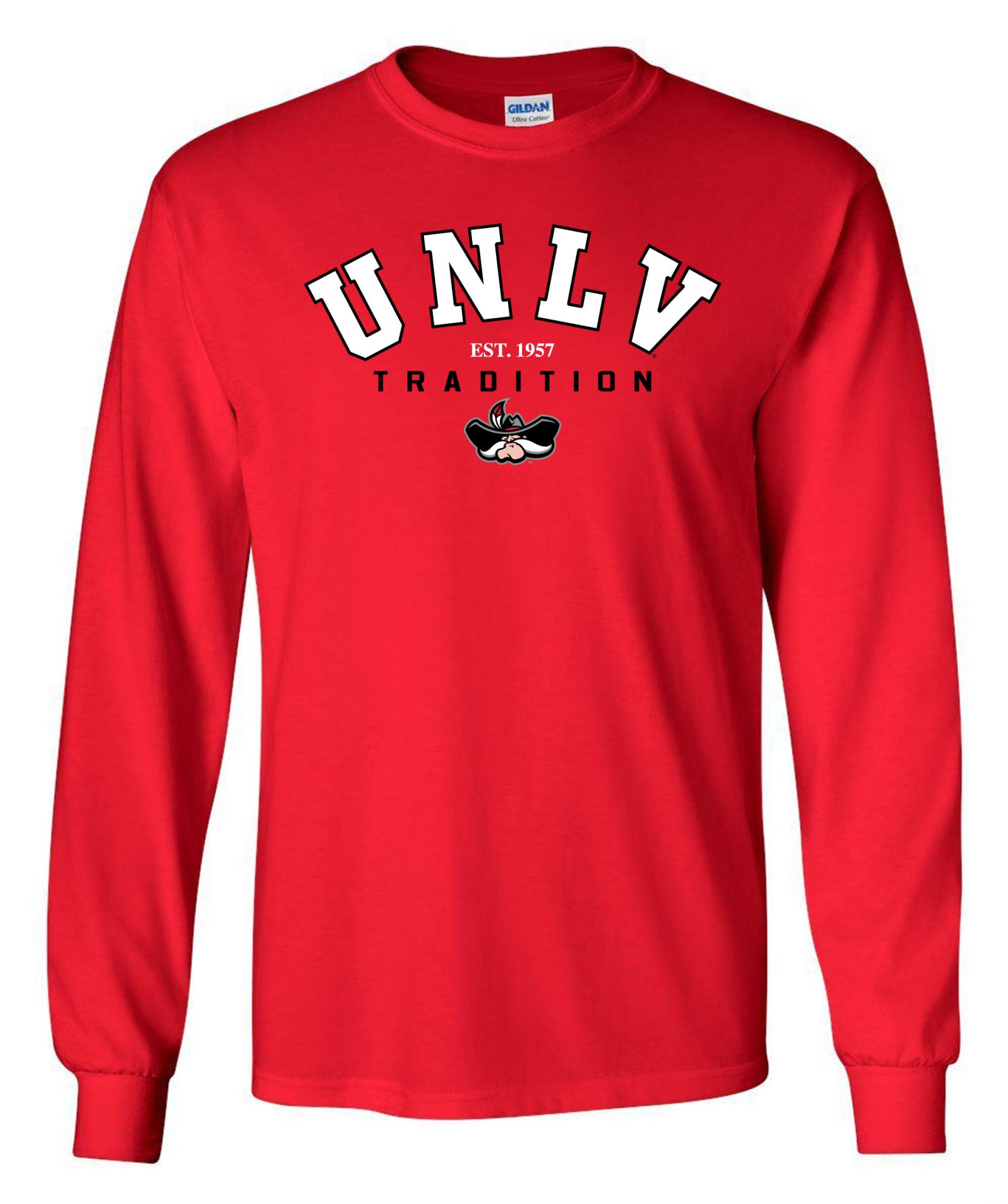 NCAA Men's Long-Sleeve Shirt - University of Nevada Las Vegas Rebels, Size: Medium NCAA Men's Long-Sleeve Shirt - University of Nevada Las Vegas Rebels, Size: Medium