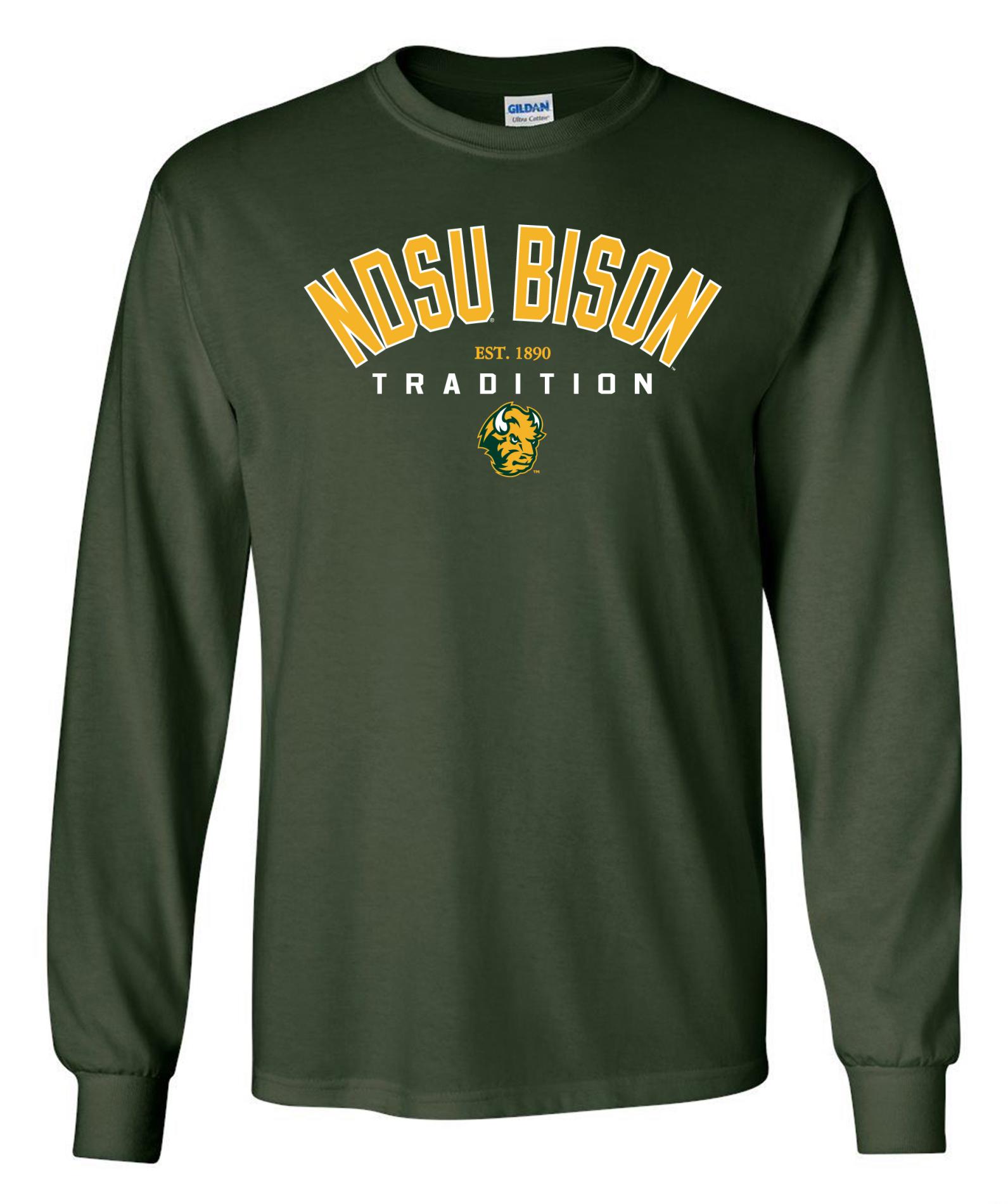 NCAA Men's Long-Sleeve Shirt - North Dakota State University Bison, Size: Medium NCAA Men's Long-Sleeve Shirt - North Dakota State University Bison, Size: Medium