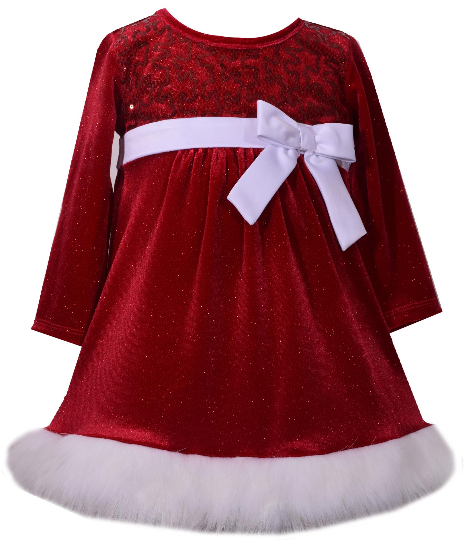 Ashley Ann Newborn Girls' Christmas Dress