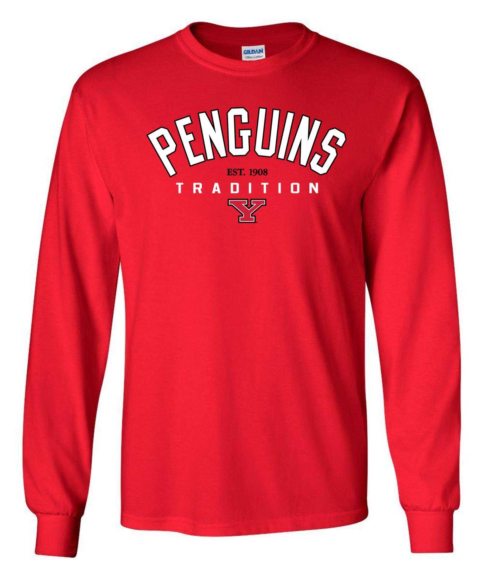 NCAA Men's Long-Sleeve Shirt - Youngstown State University Penguins