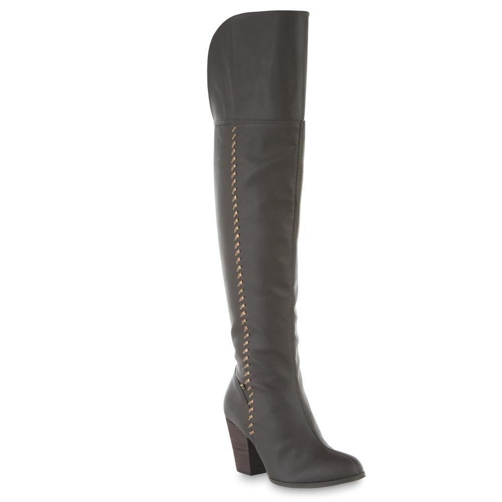 Cravo & Canela Women's Over-the-Knee Boot - Brown